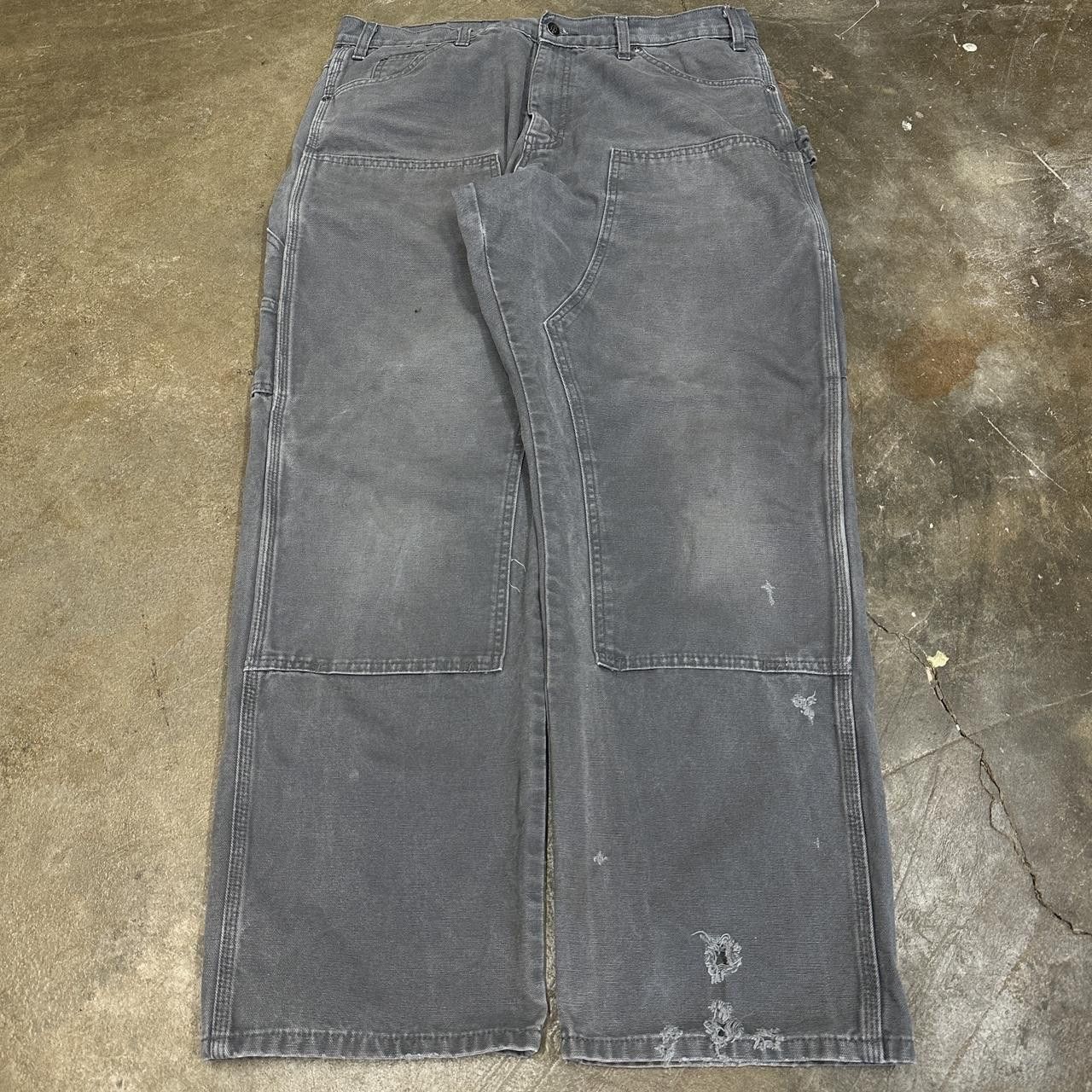 Dickies Vintage Dickies Double Knee Grey Carpenter Pants 36 x 32 Size US 36 / EU 52 - 1 Thumbnail
