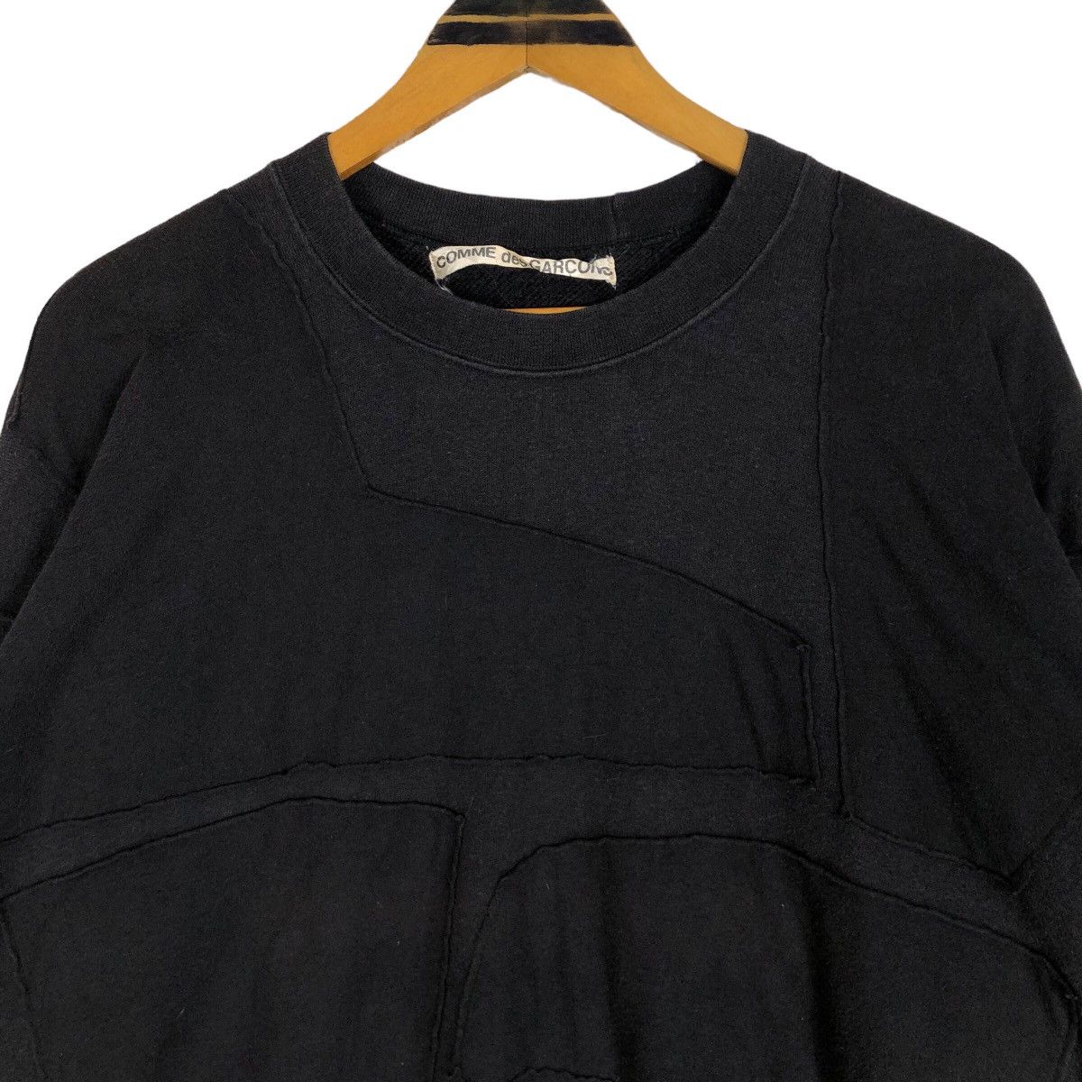 Comme des Garcons Vintage Comme Des Garcons Crewneck Patchwork Sweatshirt Size US L / EU 52-54 / 3 - 3 Thumbnail