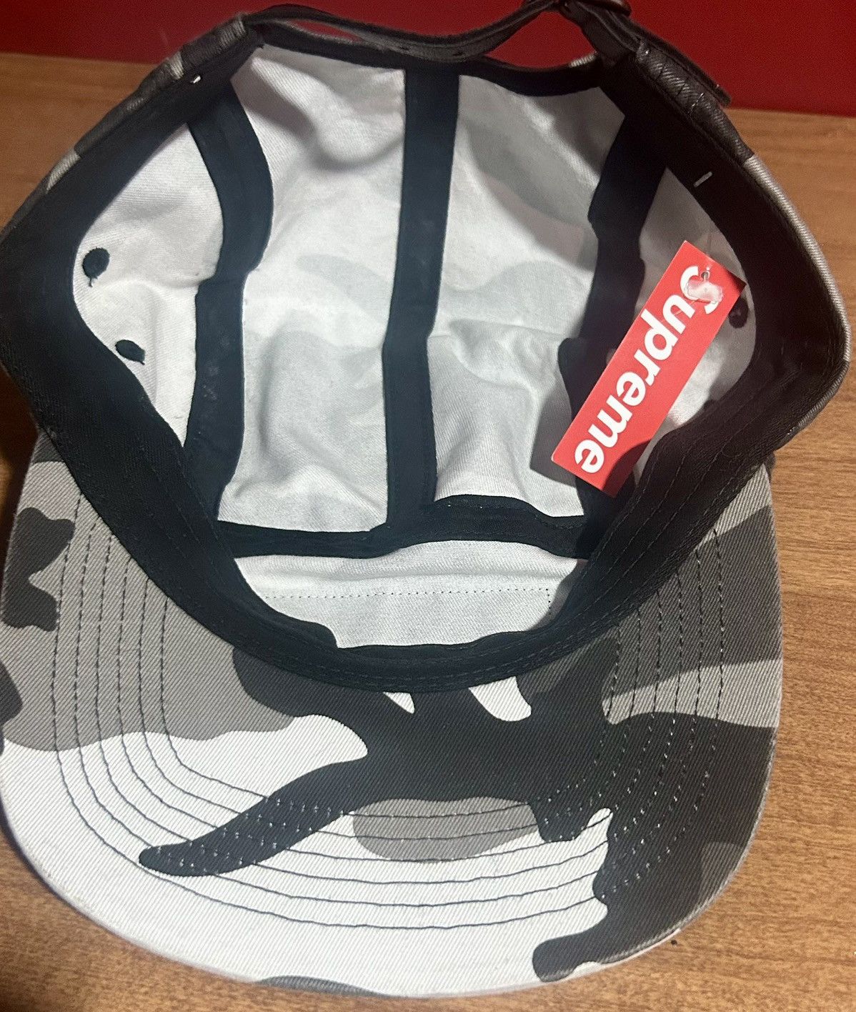 Supreme Supreme Washed Chino Twill Camp Cap (SS26) Snow Camo Size ONE SIZE - 10 Thumbnail