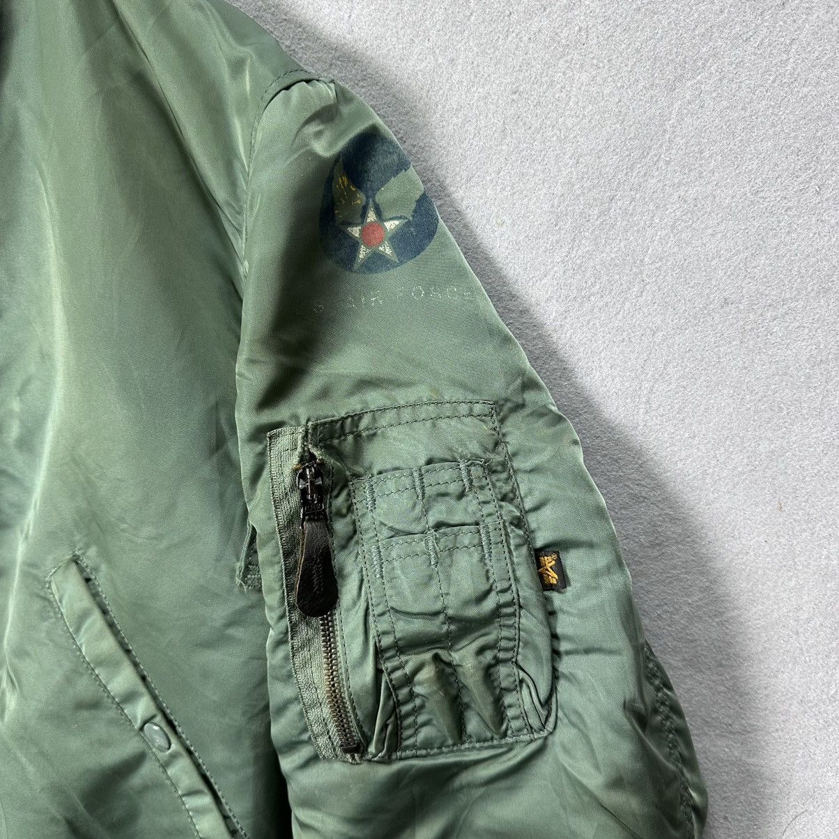 Alpha Industries Vintage Alpha Industries MA-1 Flight Jacket USAF Bomber Size US M / EU 48-50 / 2 - 10 Thumbnail