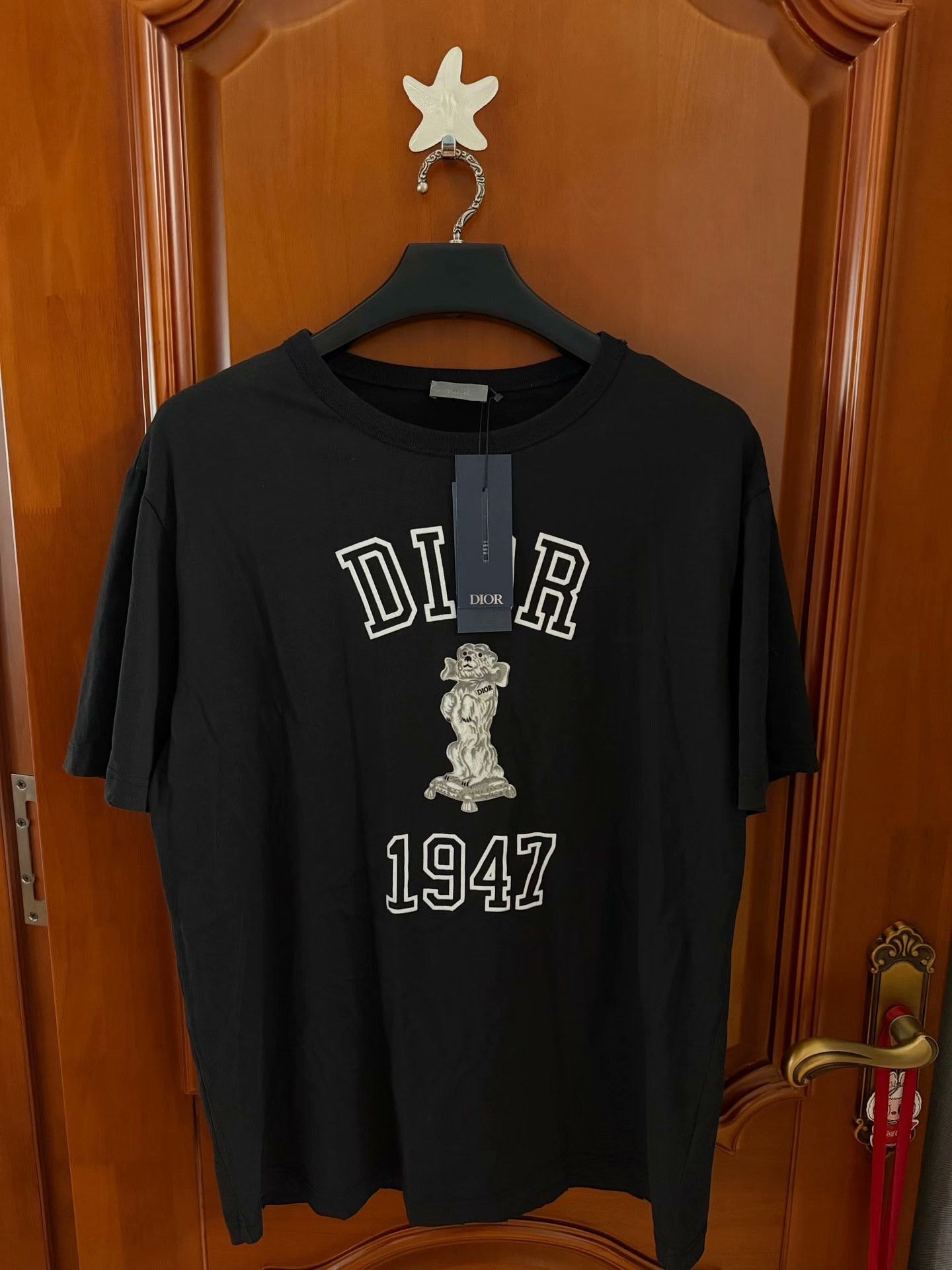 Dior Dior Printed Black T-Shirt XL Men Size US XL / EU 56 / 4 - 1 Thumbnail