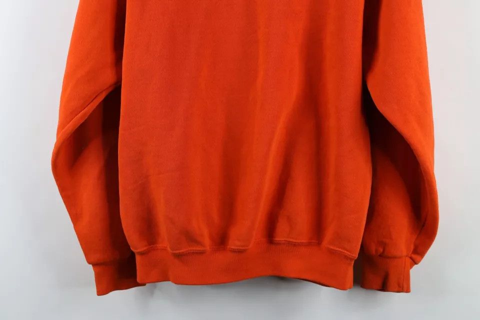 Russell Athletic × Vintage Vintage 90s Russell Athletic Riddell Football Hoodie Orange Size US M / EU 48-50 / 2 - 11 Thumbnail