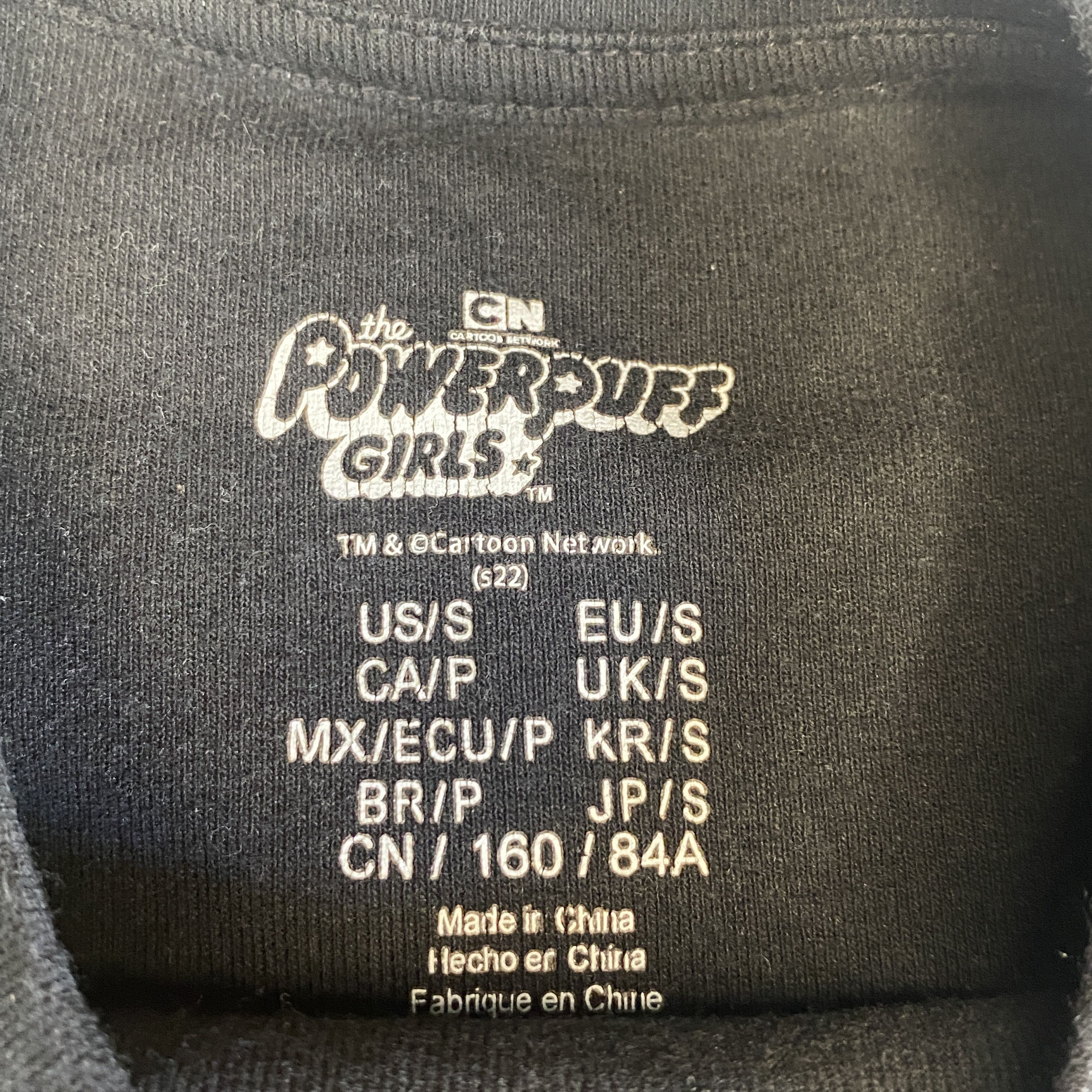 Cartoon Network Powerpuff Girls Black Graphic Crop Top T-Shirt Size Small Size S / US 4 / IT 40 - 4 Thumbnail