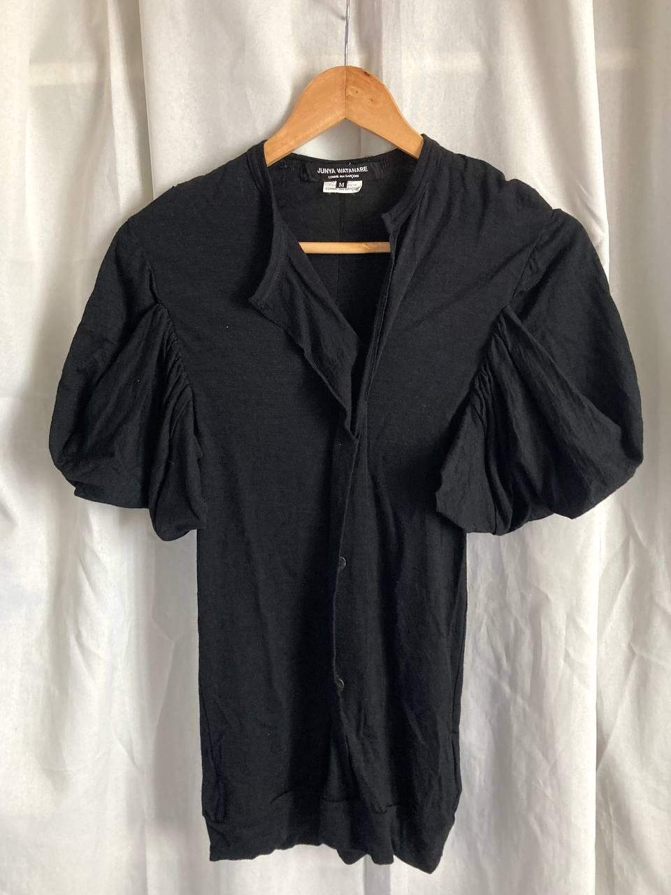 Junya Watanabe S/S07 Asymmetrical Puffer Sleeves Blouse Size M / US 6-8 / IT 42-44 - 2 Thumbnail