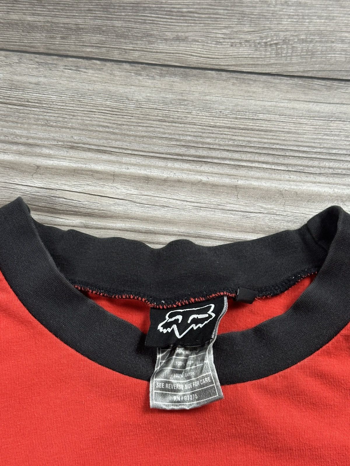 Fox Racing × Vintage Crazy Vintage Y2K Fox Racing Longsleeve Size US XL / EU 56 / 4 - 4 Thumbnail