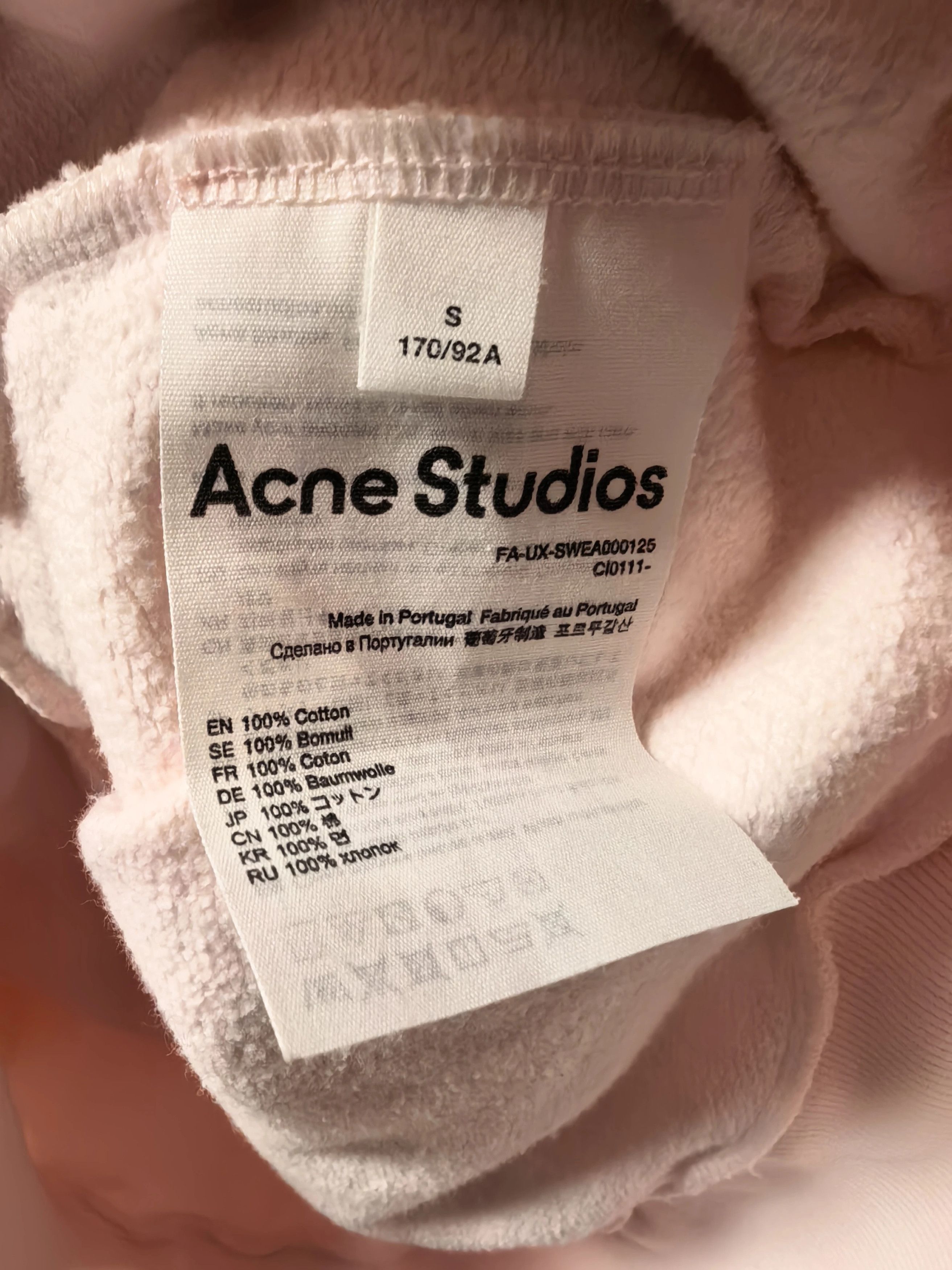 Acne Studios Acne Studios Unisex S sweatshirt 2wears no flaws Size S / US 4 / IT 40 - 4 Thumbnail