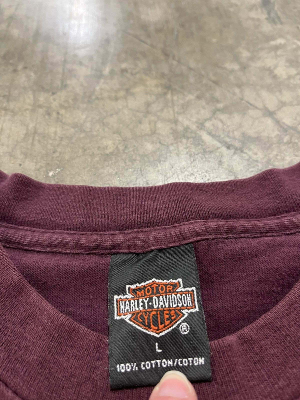 Harley Davidson × Vintage Harley Davidson vintage graphic tee hype rare skater biker Size US L / EU 52-54 / 3 - 9 Thumbnail