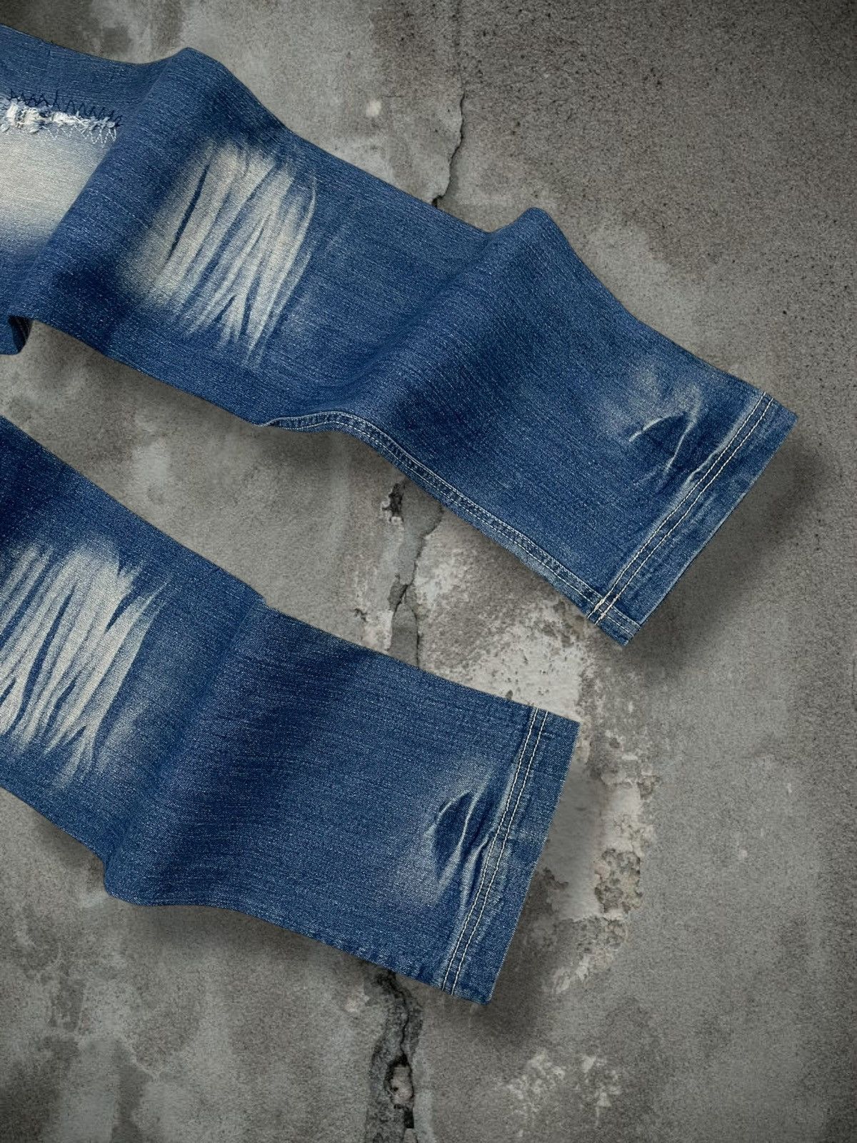 Japanese Brand Vintage Rare Designer Norton Motorcyles Distressed Denim Size US 32 / EU 48 - 15 Thumbnail