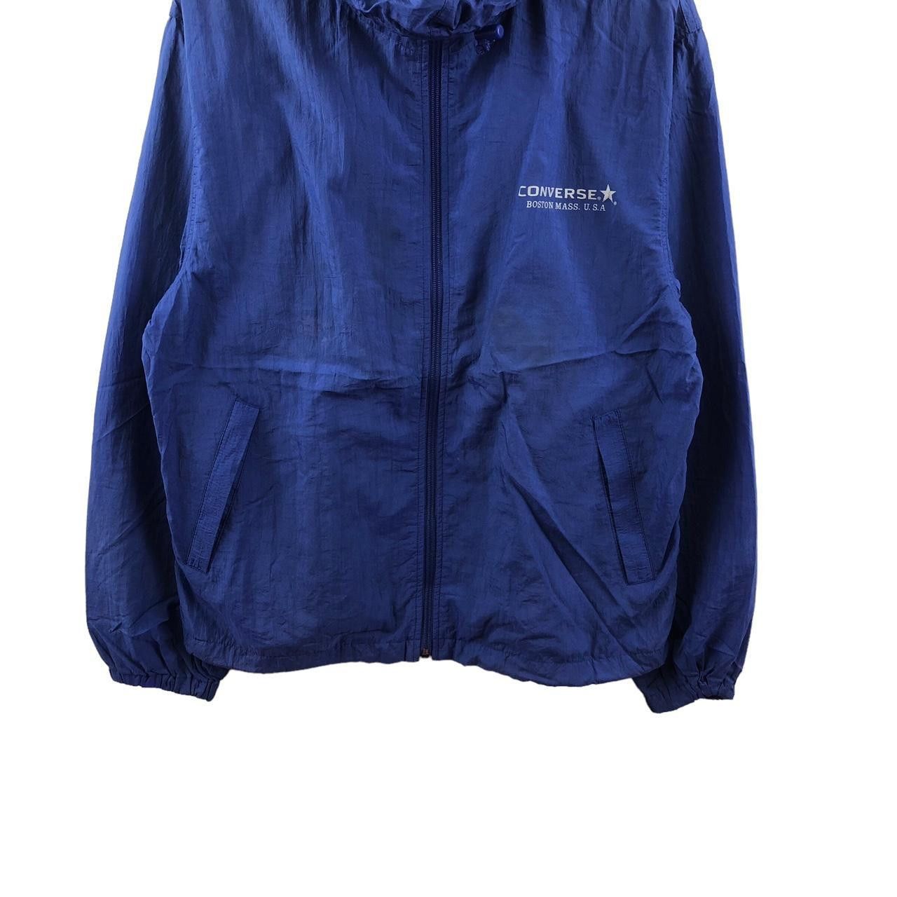 Converse CONVERSE BOSTON USA All Star Blue Hoodie Jacket Windbreaker Size L / US 10 / IT 46 - 4 Thumbnail