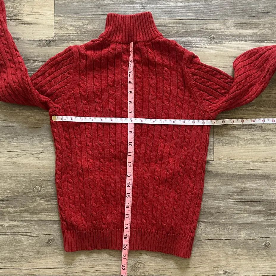 Lauren Ralph Lauren Vintage Lauren Ralph Lauren Cable Knit Crest Sweater Size M / US 6-8 / IT 42-44 - 7 Thumbnail