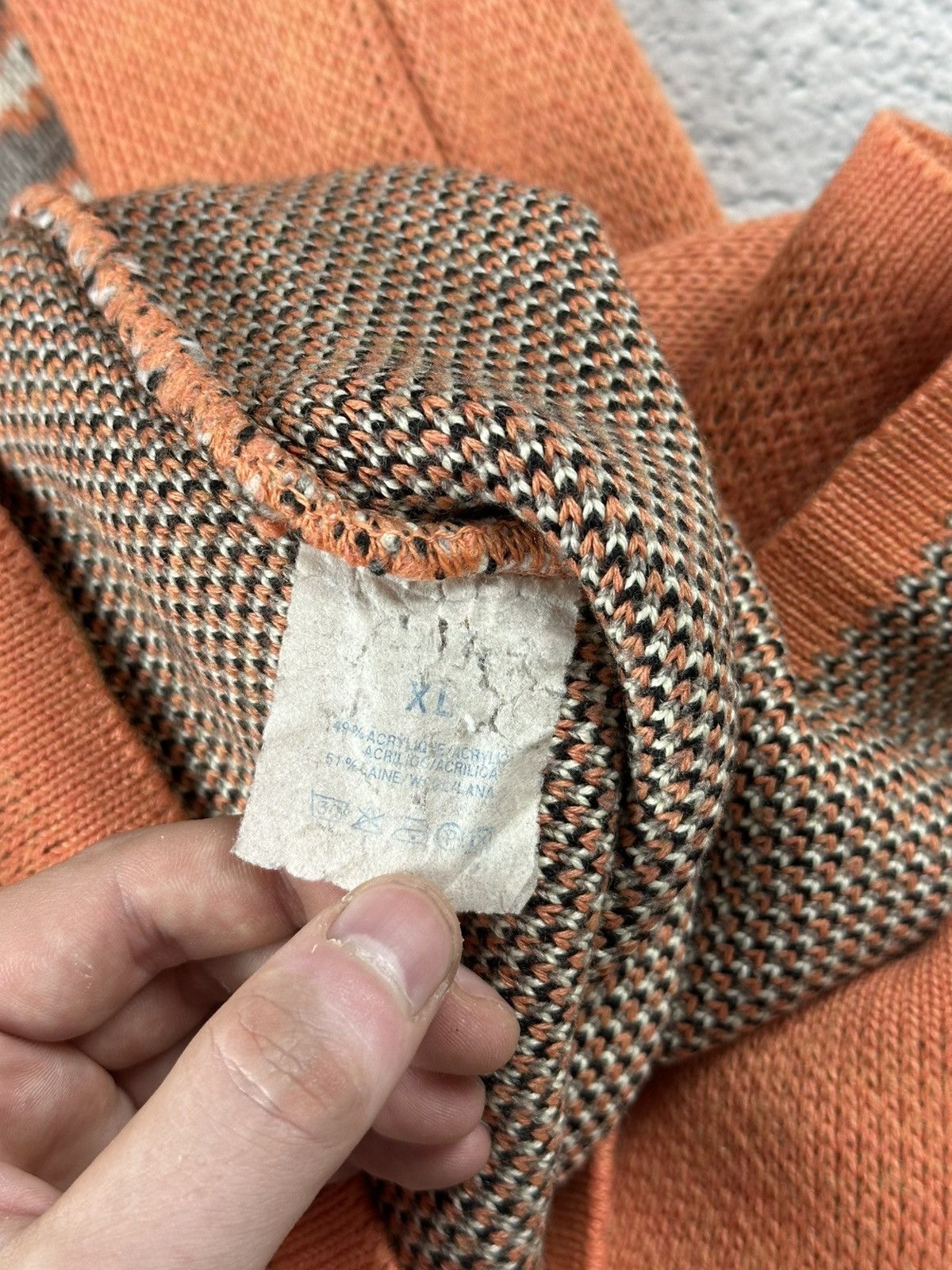 Japanese Brand Vintage Knitwear Japan Ribbed Sweater 90s Abstract Graphic Size US XL / EU 56 / 4 - 17 Thumbnail