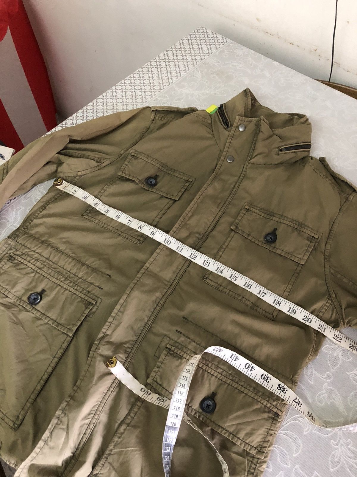 Diesel Nice🔥 Diesel M65 Military Style Light Jacket Size US L / EU 52-54 / 3 - 19 Thumbnail