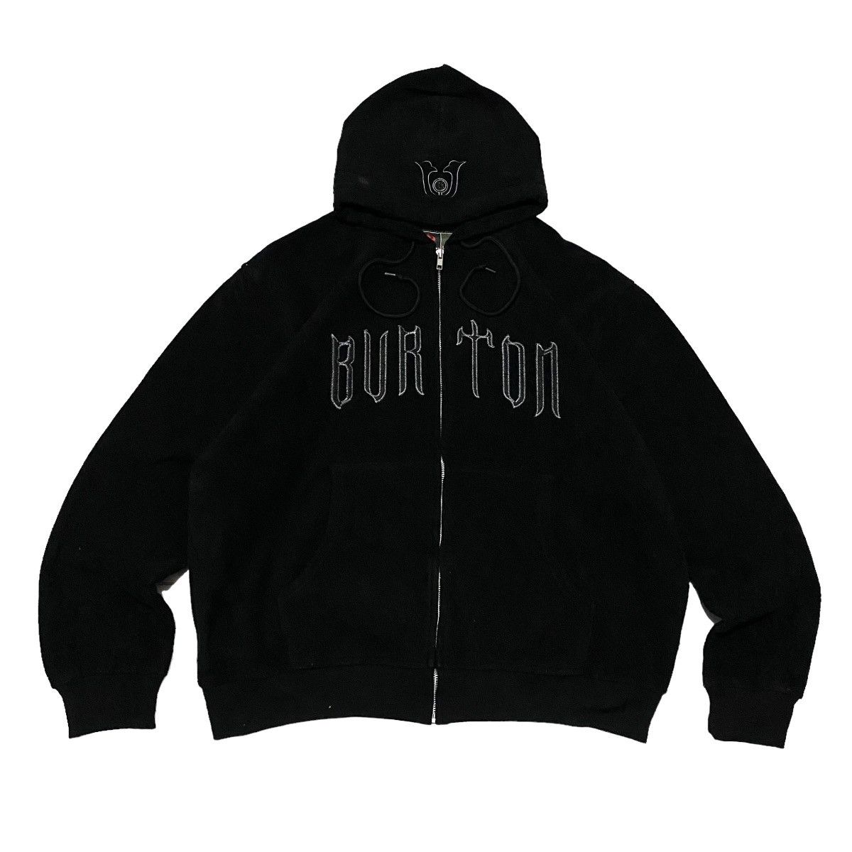 Vintage Burton Y2k fleece zipper hoodie Size US M / EU 48-50 / 2 - 1 Thumbnail