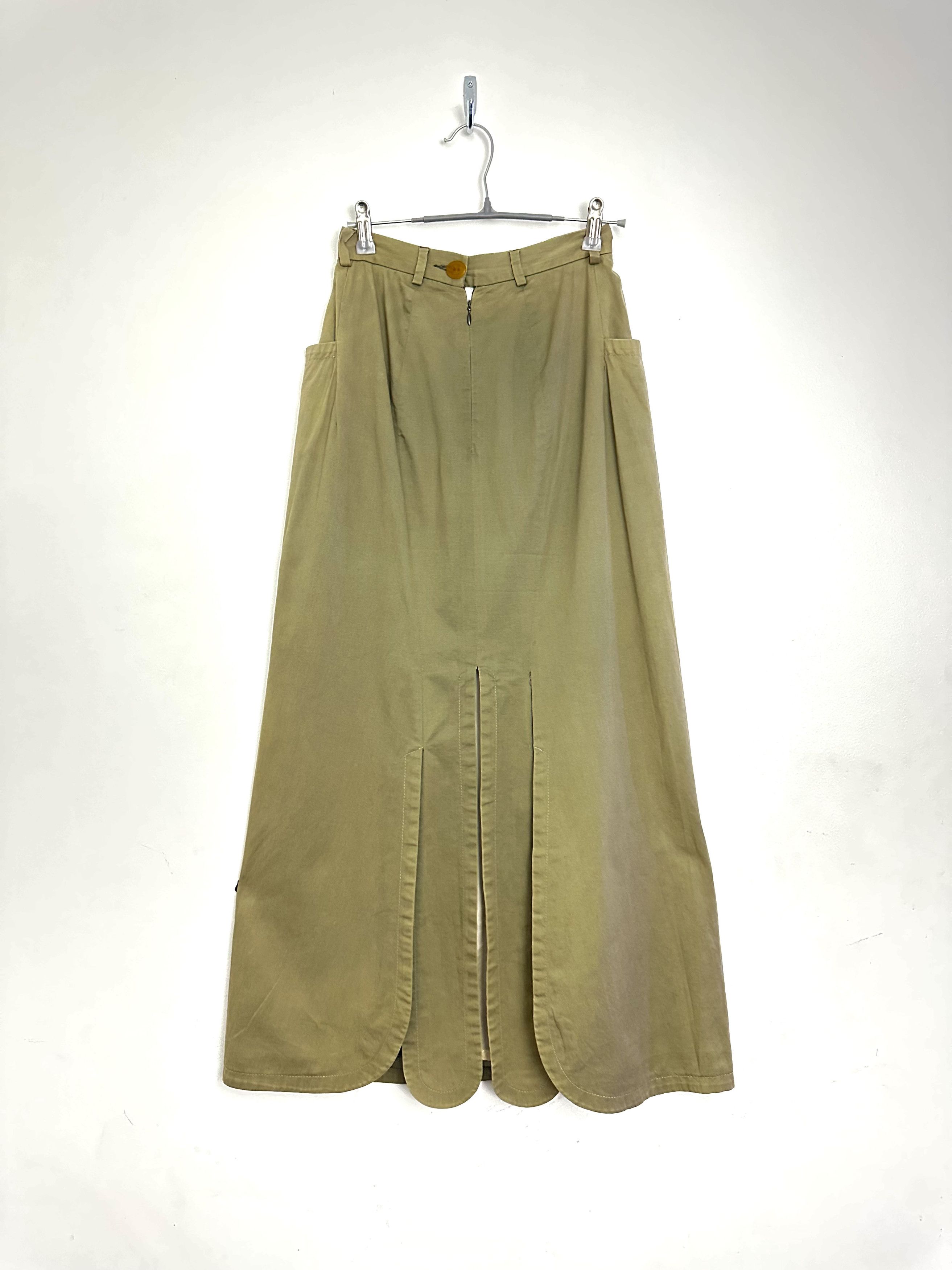 Vivienne Westwood VINTAGE VIVIENNE WESTWOOD SLIT FULL LENGTH SKIRT Size 24" / US 00 / IT 34 - 2 Thumbnail