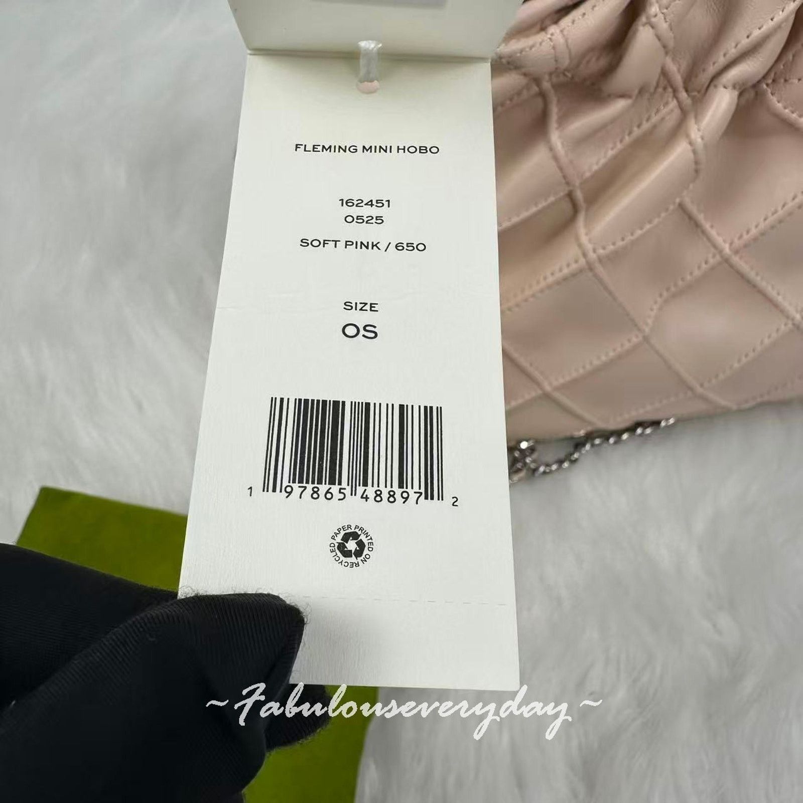 Tory Burch Tory Burch Mini Fleming Soft Hobo Chain Strap Leather/ Pink Size ONE SIZE - 6 Thumbnail