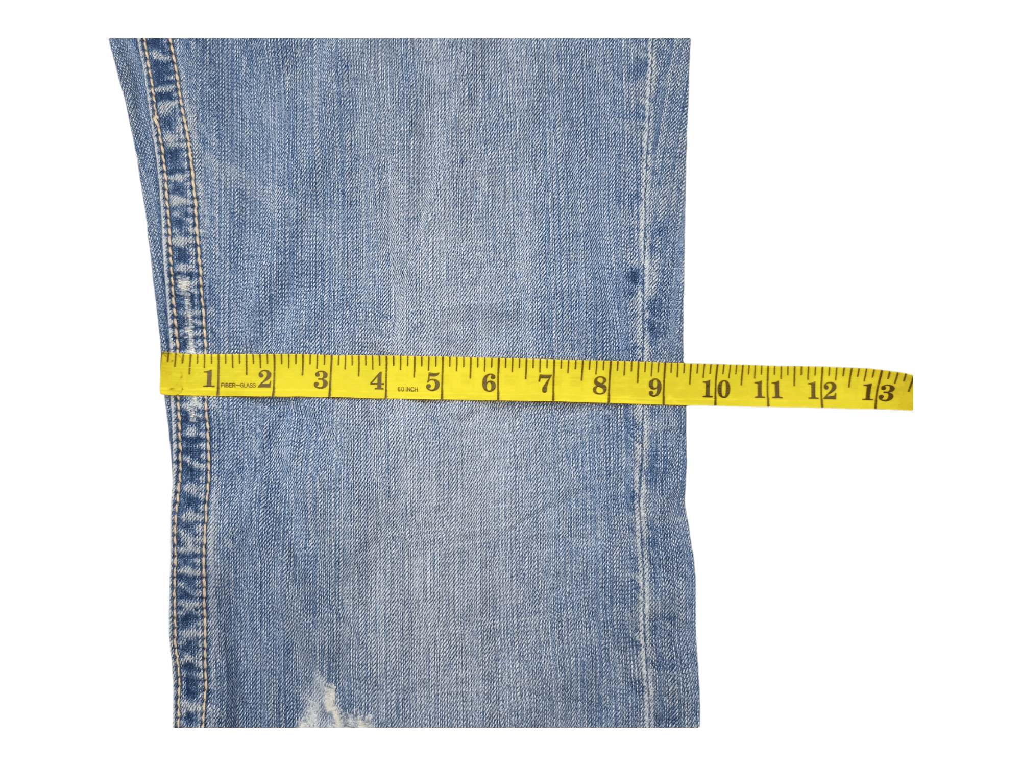 Mek Denim Vintage Mek Denim Distressed Sun Faded Jeans Size US 33 - 24 Thumbnail