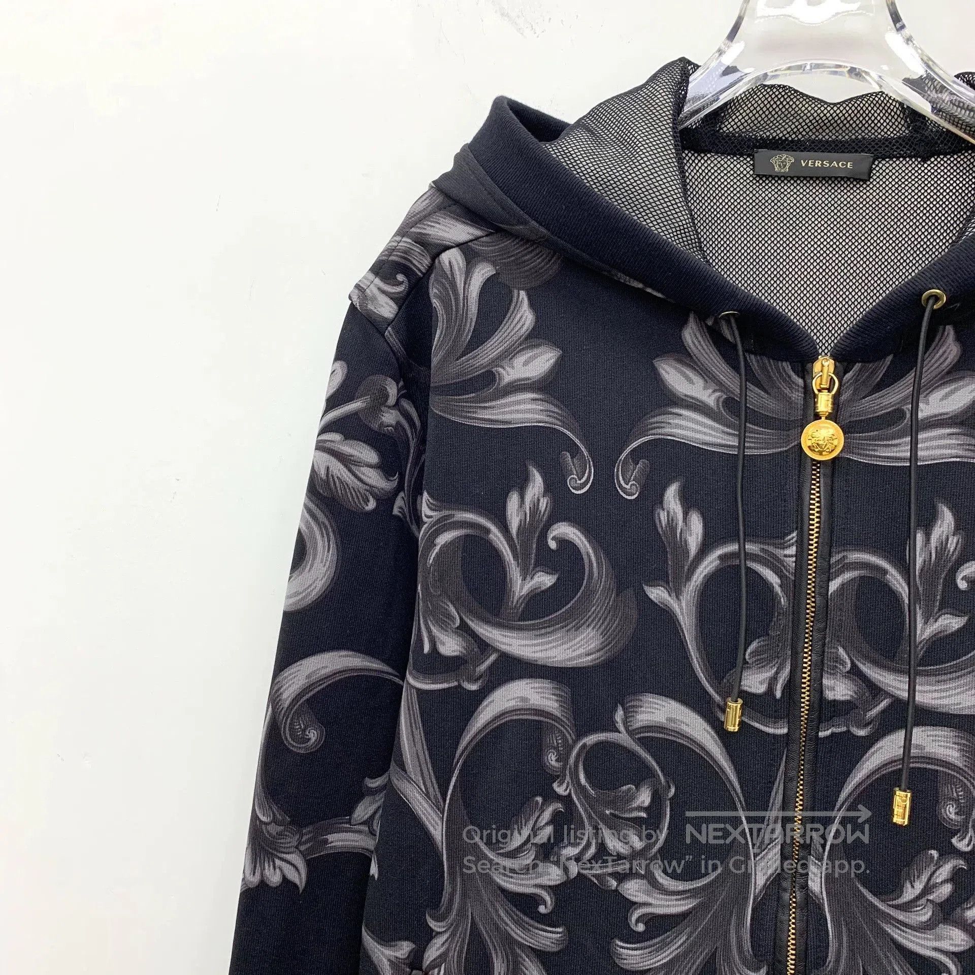 Versace Versace Floral Print Zip Hoodie. Size US M / EU 48-50 / 2 - 3 Thumbnail