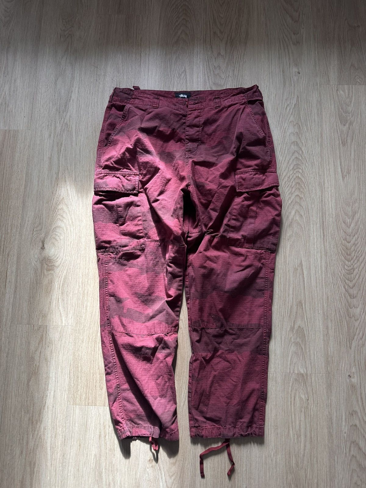 Stussy Stüssy Lavender Camo Ripstop Cargo Pants Size US 36 / EU 52 - 1 Thumbnail
