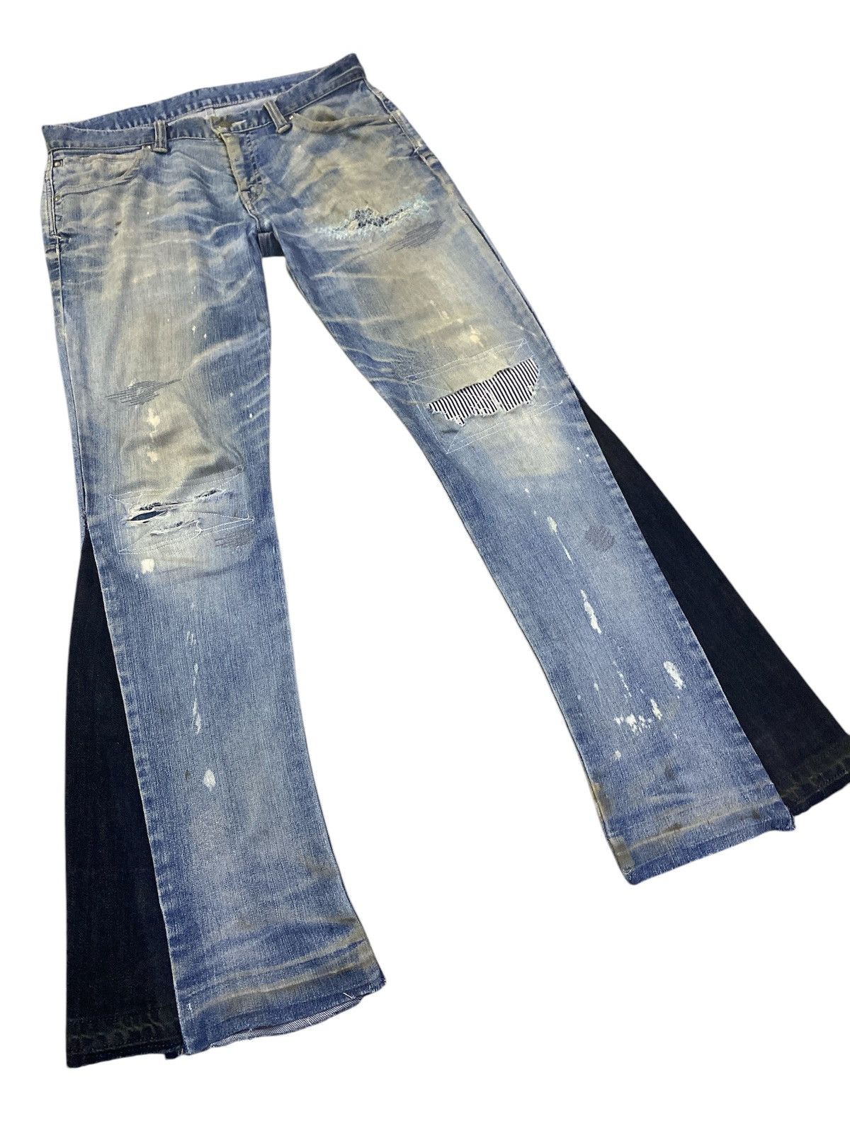 If Six Was Nine × Tornado Mart Vintage Tornado Mart Flared Denim Size US 32 / EU 48 - 8 Thumbnail