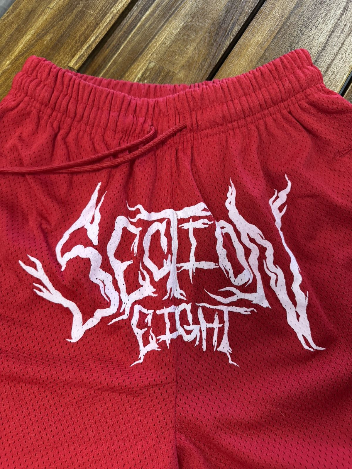 Section 8 8 Ball Section 8 Mesh Shorts Red Size US 32 / EU 48 - 2 Thumbnail
