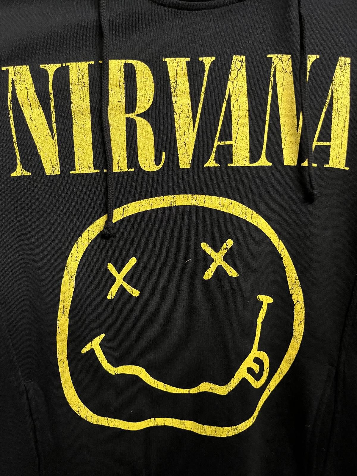 Divided Nirvana Distressed SmileyHoodie - Juniors/Womens - Small Size S / US 4 / IT 40 - 3 Thumbnail