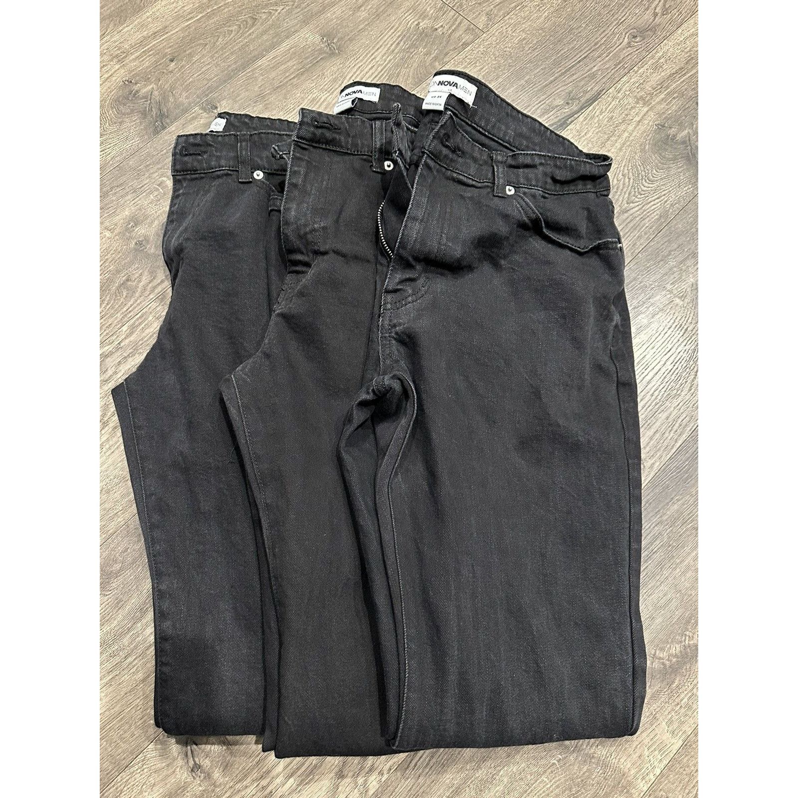 Other Fashion Nova Men Black Skinny Jeans Denim 3 Piece Size US 34 / EU 50 - 5 Thumbnail
