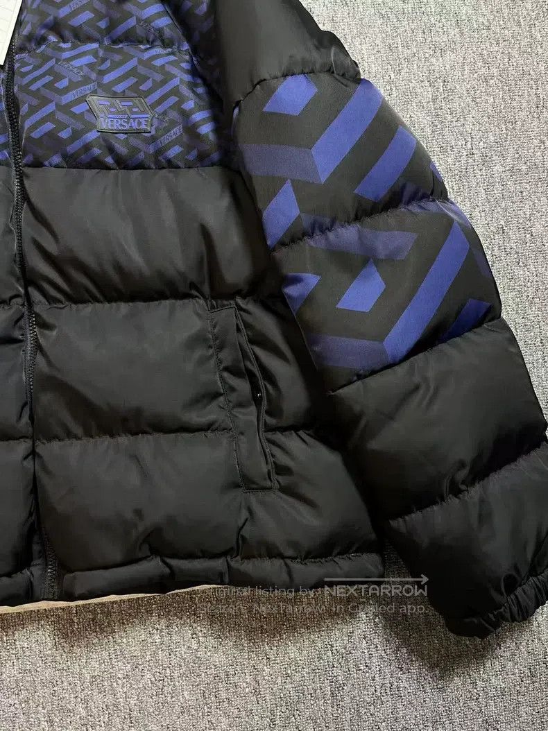Versace Versace The black basket is full of printed down jackets Size US XXL / EU 58 / 5 - 5 Thumbnail