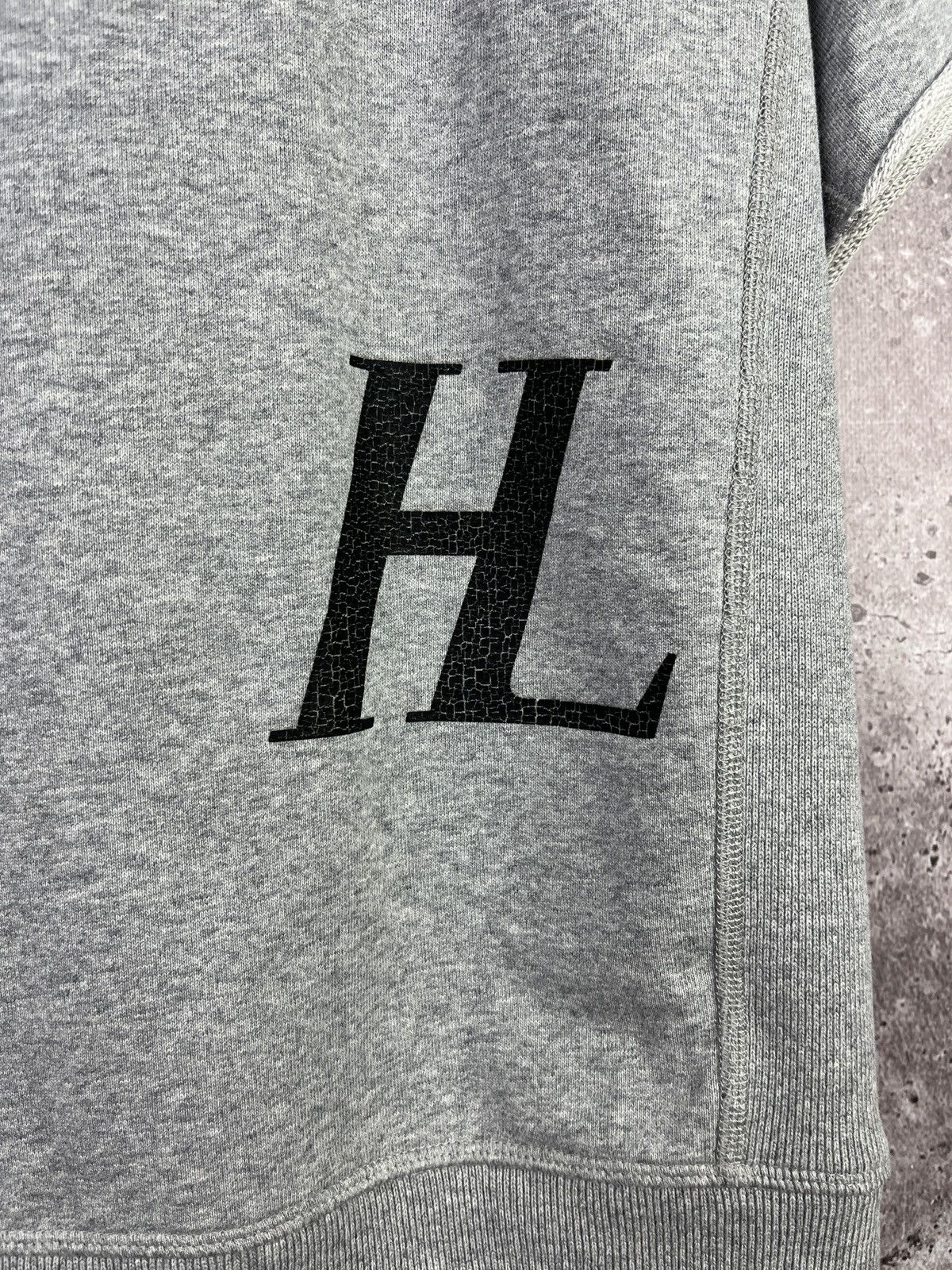 Helmut Lang HL Logo Grey Short Sleeve Sweatshirt Tee Minimalist Designer Size US S / EU 44-46 / 1 - 3 Thumbnail