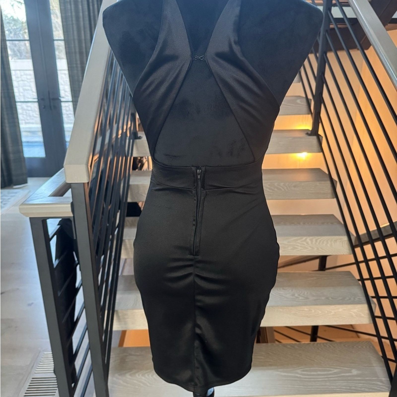 Other New Y2K Elegant Black Satin Dress size XS Size XS / US 0-2 / IT 36-38 - 4 Thumbnail