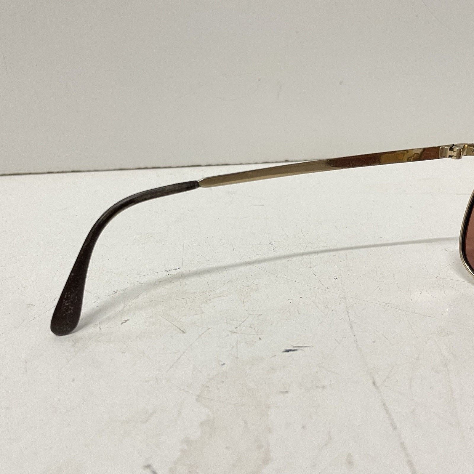 Death Row Records VTG 80’s Revo Malibu Sunglasses Gold Plate NASA Tech Japan Size ONE SIZE - 9 Thumbnail