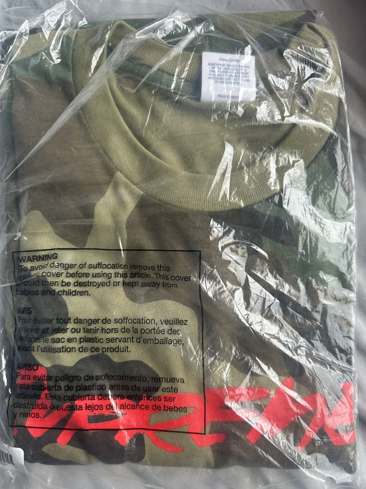 Supreme FUTURA TEE CAMO XL Size US XL / EU 56 / 4 - 1 Thumbnail