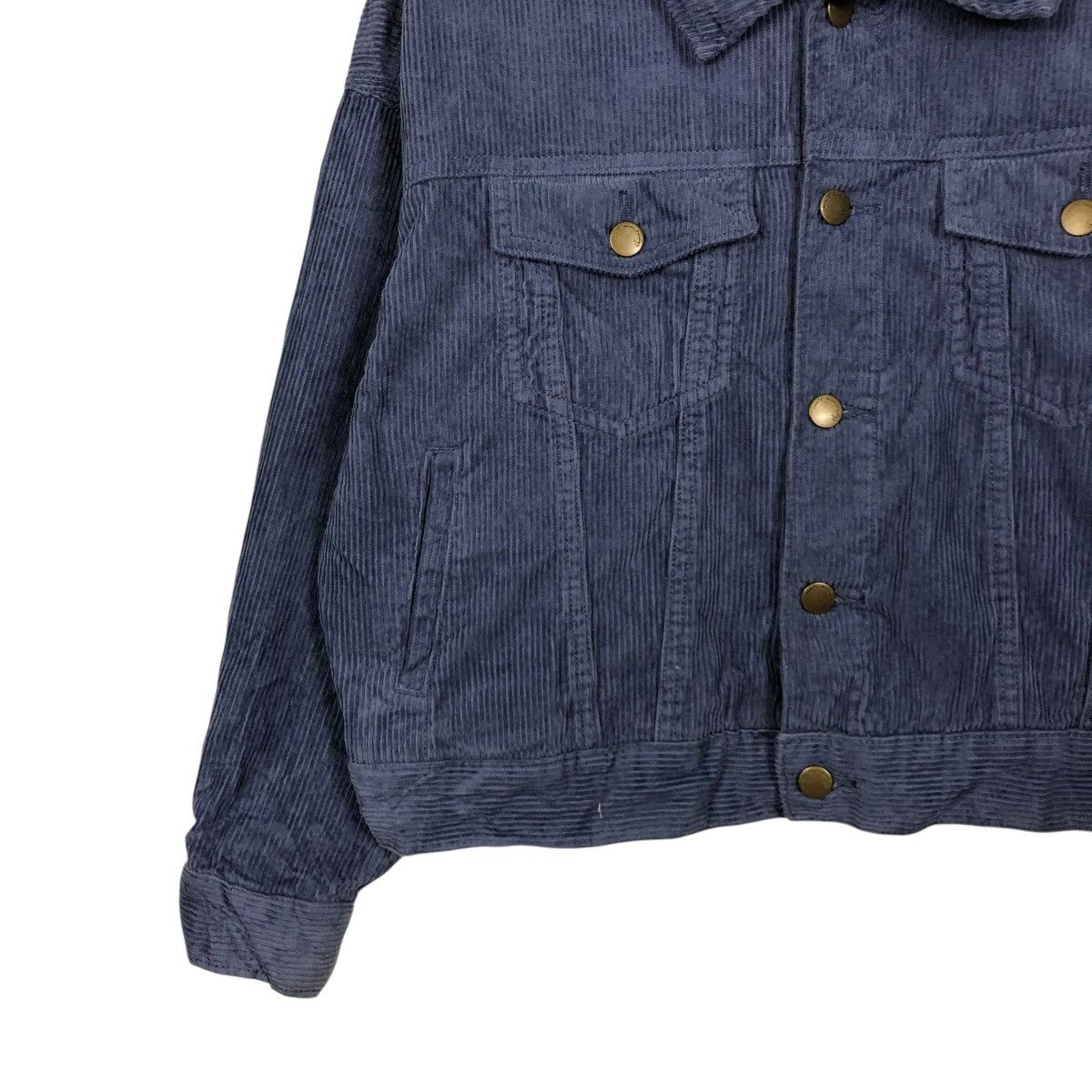 Vintage 🔥CROPPED CORDUROY BIKER JACKET MUSIC & ECOLOGY ISSEY MIYAKE Size US M / EU 48-50 / 2 - 6 Thumbnail