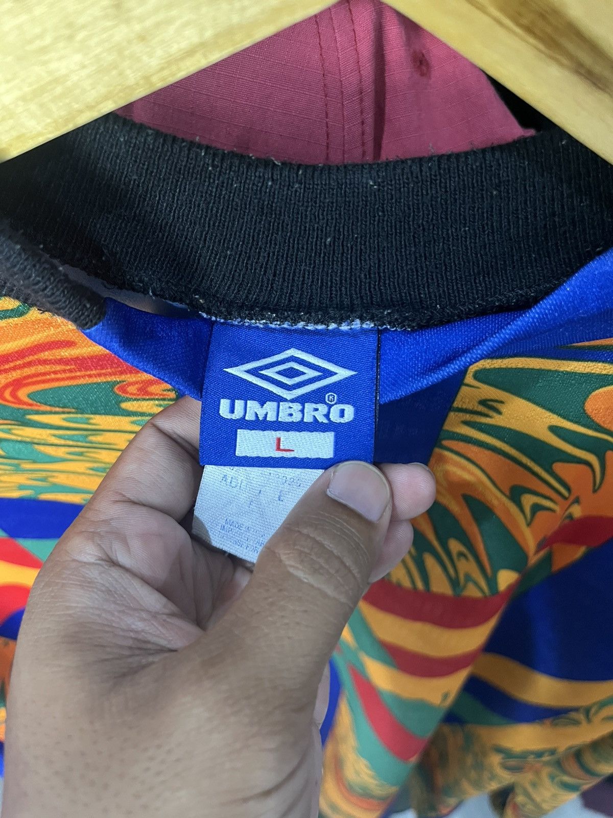 Umbro Vintage Umbro Ajax Goalkeeper template Jersey Size US XL / EU 56 / 4 - 5 Thumbnail