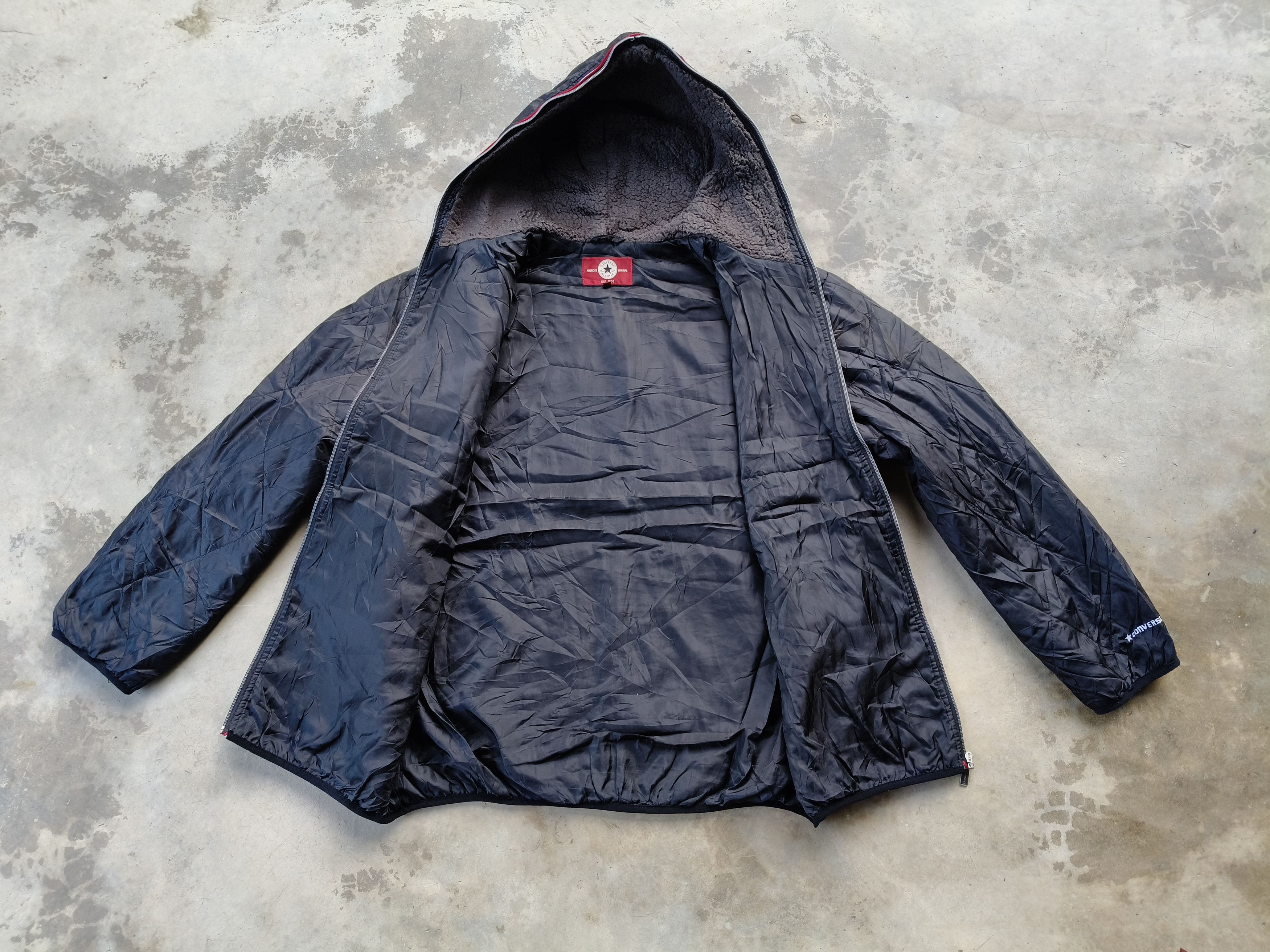 Converse Converse Quilted Jacket full zip Size US L / EU 52-54 / 3 - 7 Thumbnail