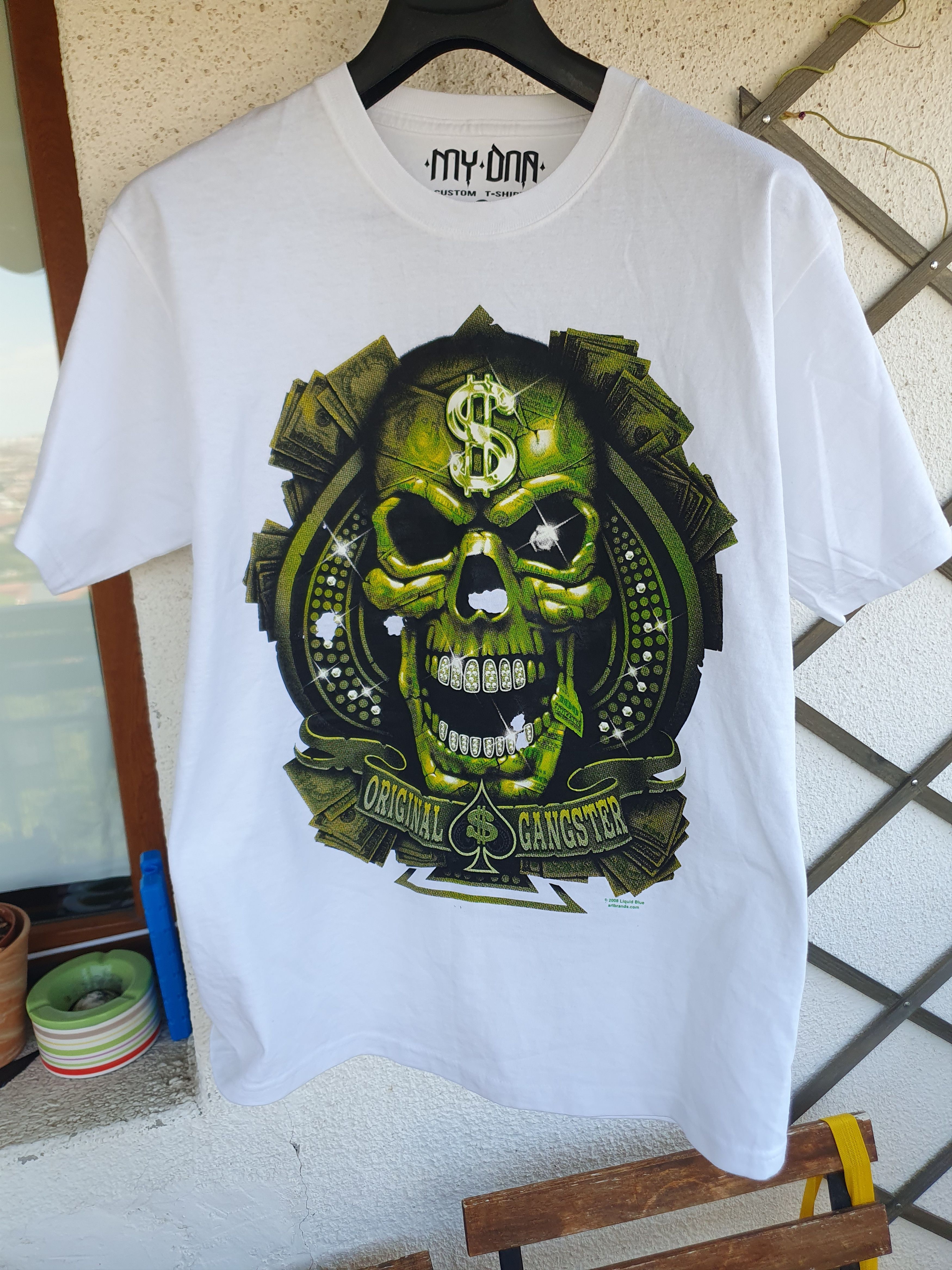 Liquid Blue Liquid Blue Bling Skull 2008 t-shirt sz L/M? Size US L / EU 52-54 / 3 - 1 Thumbnail