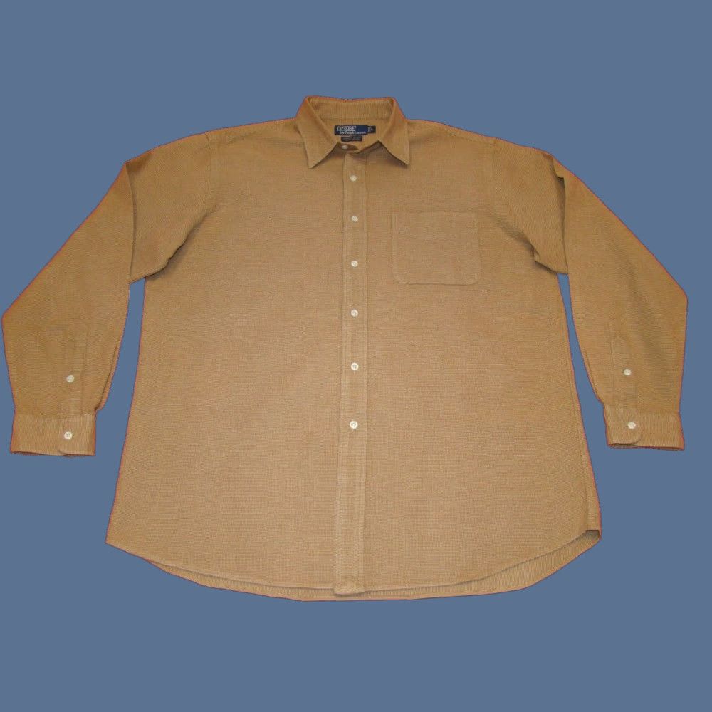 Polo Ralph Lauren VINTAGE Polo Ralph Lauren Lowell Sport Shirt Mens Large XL Button Long Sleeve Shirt Size US L / EU 52-54 / 3 - 1 Thumbnail