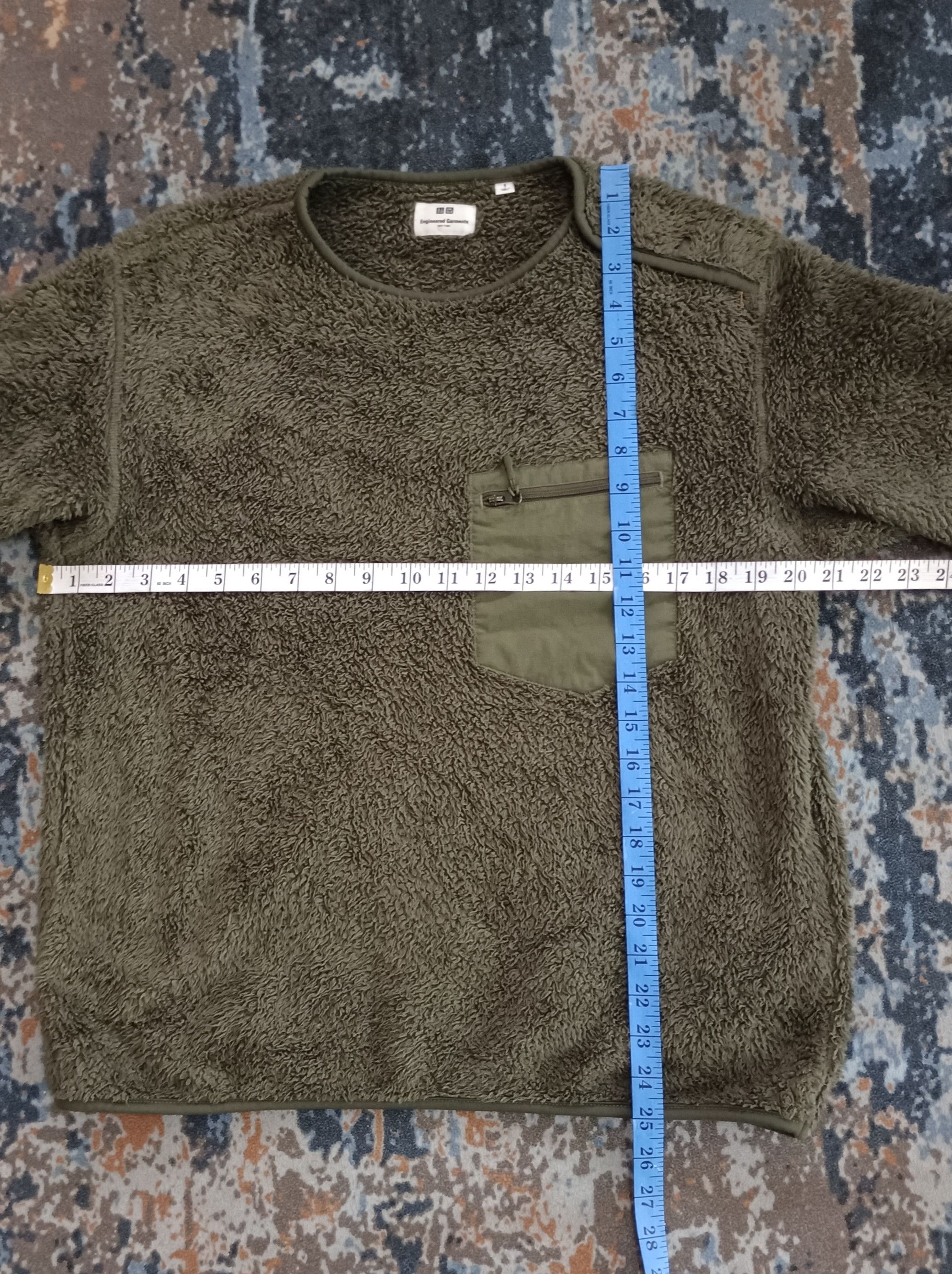 Engineered Garments × Japanese Brand × Uniqlo Engineered Garments Fleece Single Pocket Size US M / EU 48-50 / 2 - 12 Thumbnail