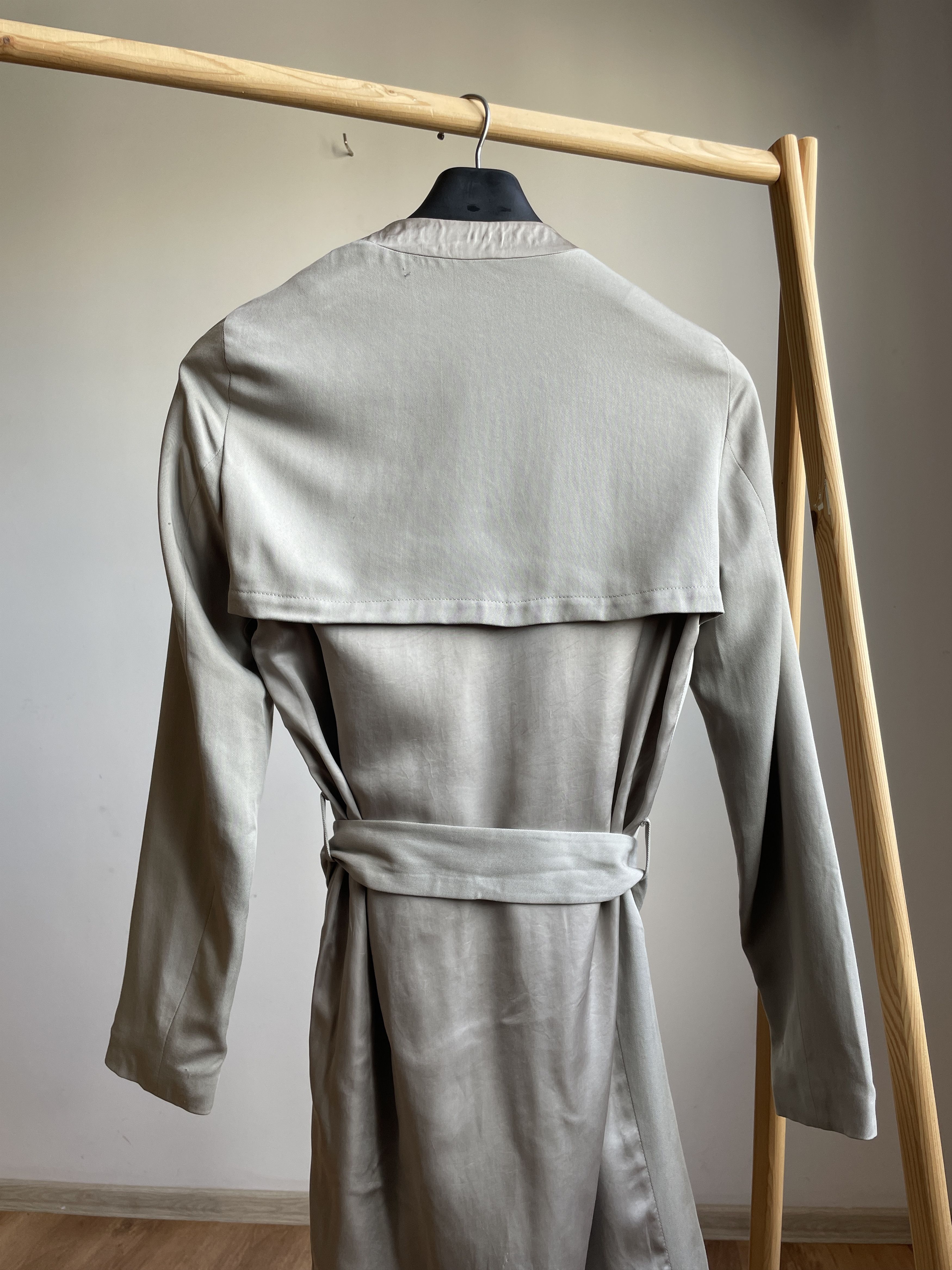 Allsaints Allsaints Womens Hace Trench Coat Size UK 8/ US 4/ EUR 36 Size S / US 4 / IT 40 - 7 Thumbnail