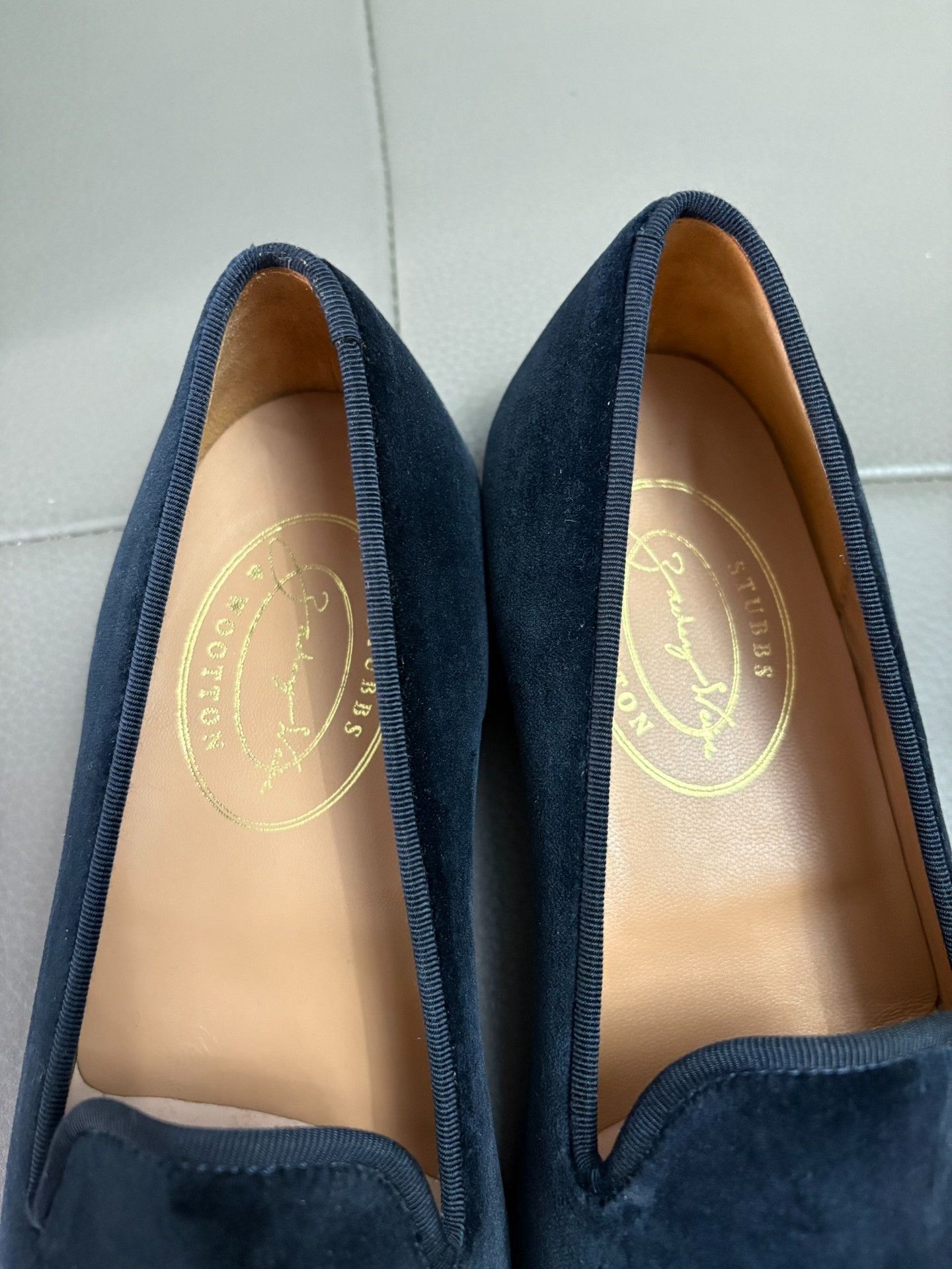Stubbs & Wootton Men’s Velvet Loafers in Black, Men's (Size 9.5) — image 5 of 6