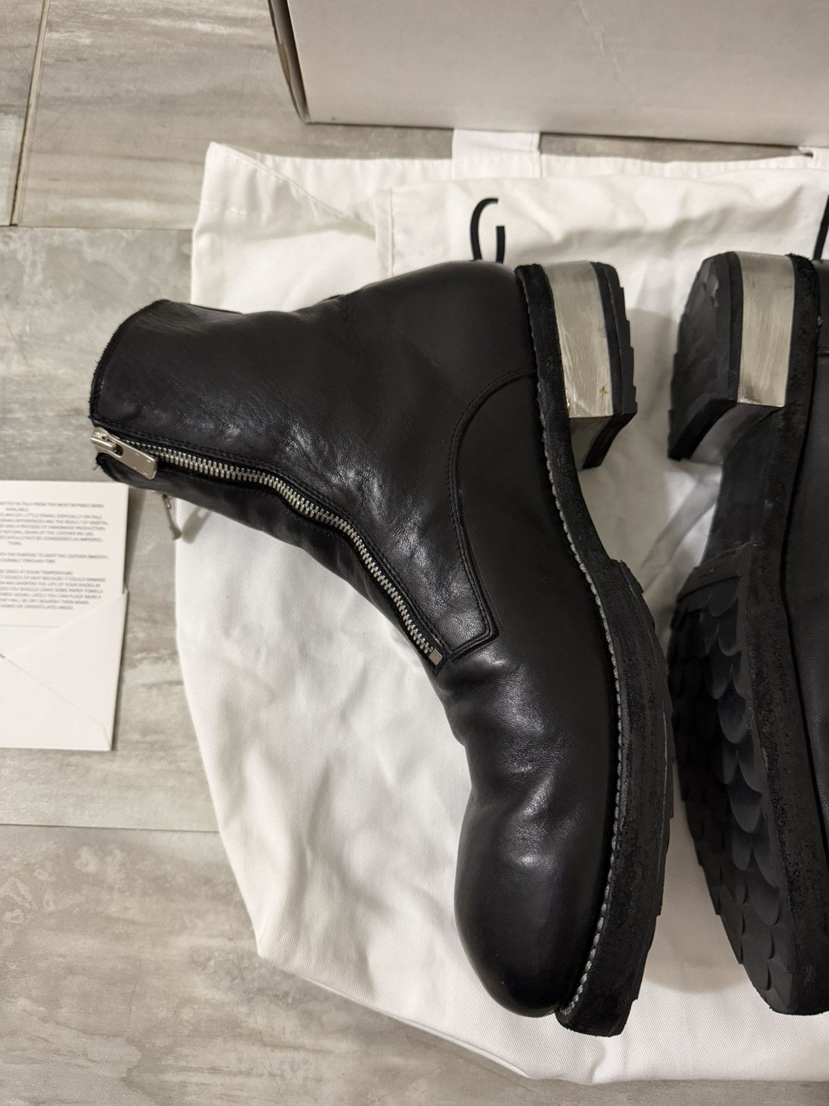 Guidi Guidi GR07FZI Double Front Zip Metal Heel Matrix Boots Size US 12 / EU 45 - 5 Thumbnail