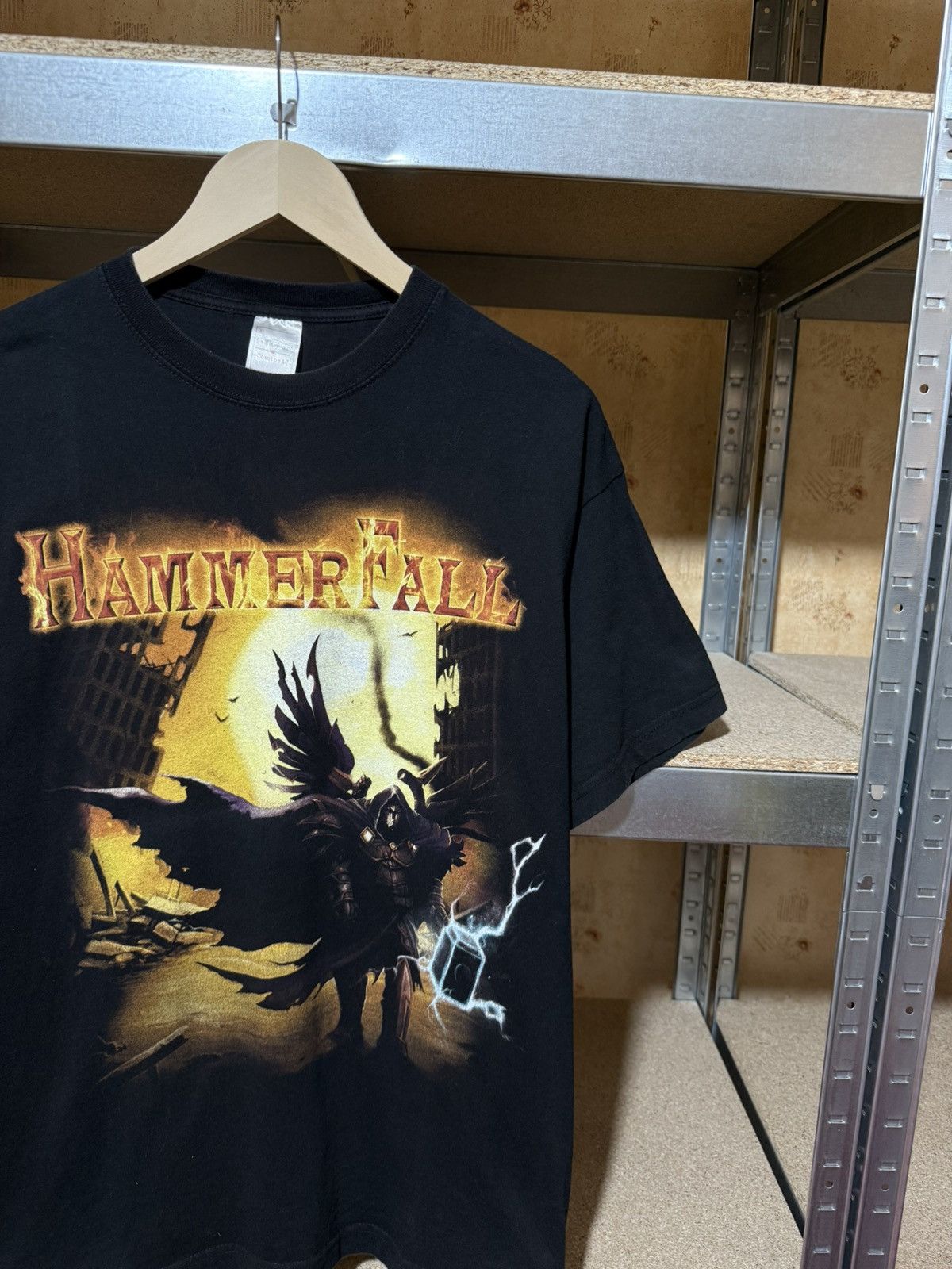 Band Tees × Vintage Vintage 2009 Hammer Fall No Sacrifice No Victory T-Shirt Size US XL / EU 56 / 4 - 3 Thumbnail