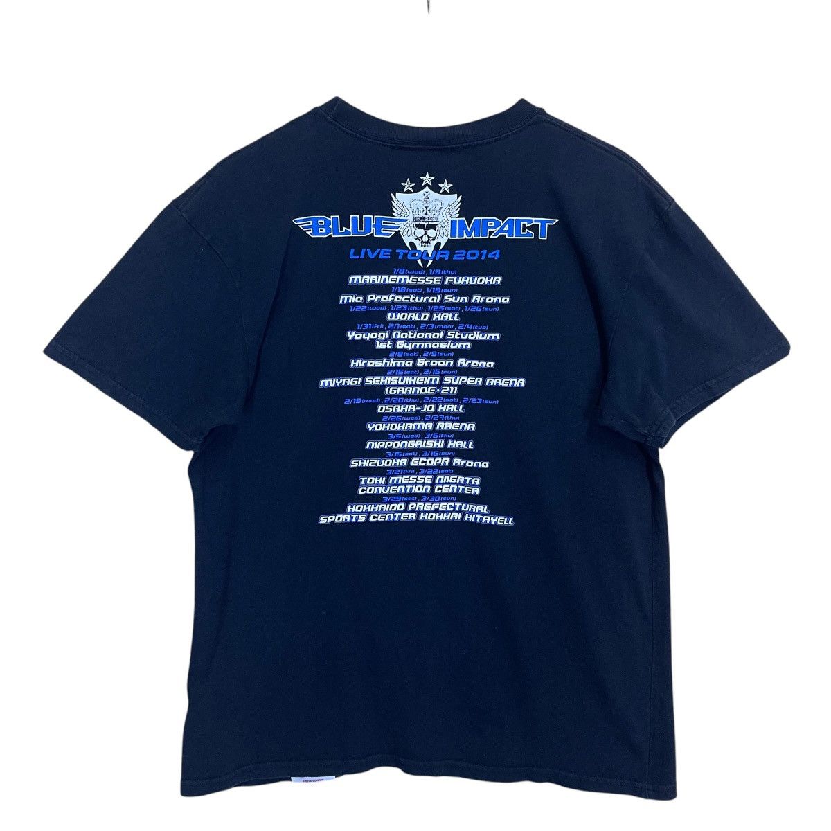 Band Tees × Japanese Brand Blue Impact Live Tour 2014 Big Logo Tee Size US M / EU 48-50 / 2 - 7 Thumbnail