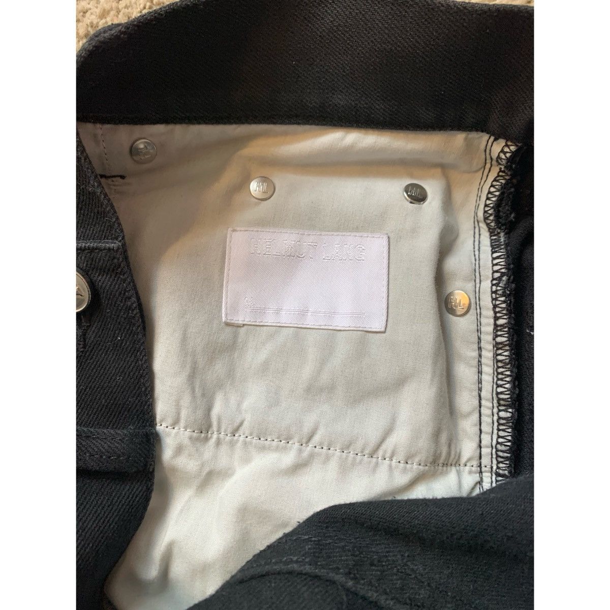 Helmut Lang HELMUT LANG BLACK RIBBON PANTS Size US 31 - 14 Thumbnail