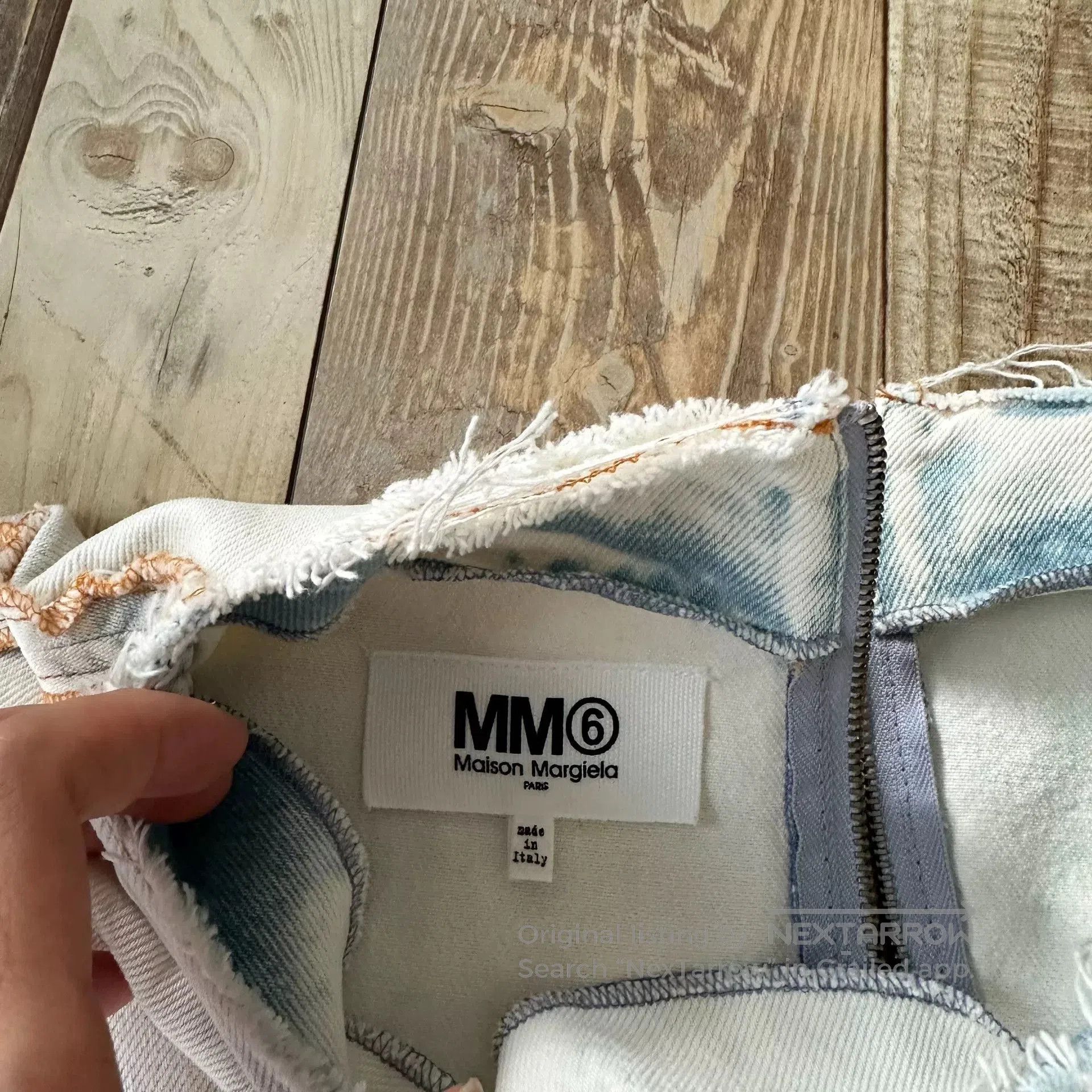 MM6 Maison Margiela MM6 Distressed Denim Mid. Size XS / US 0-2 / IT 36-38 - 4 Thumbnail