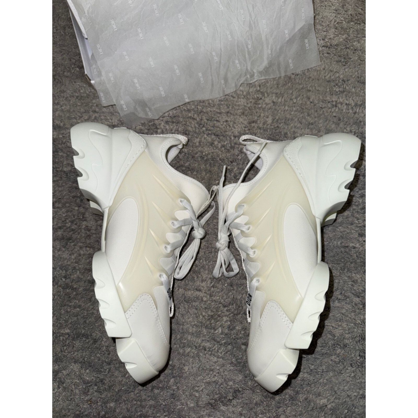 Dior Dior D-Connect Neoprene Logo Tie Flat Platform Sneaker 39 Size US 9 / IT 39 - 5 Thumbnail