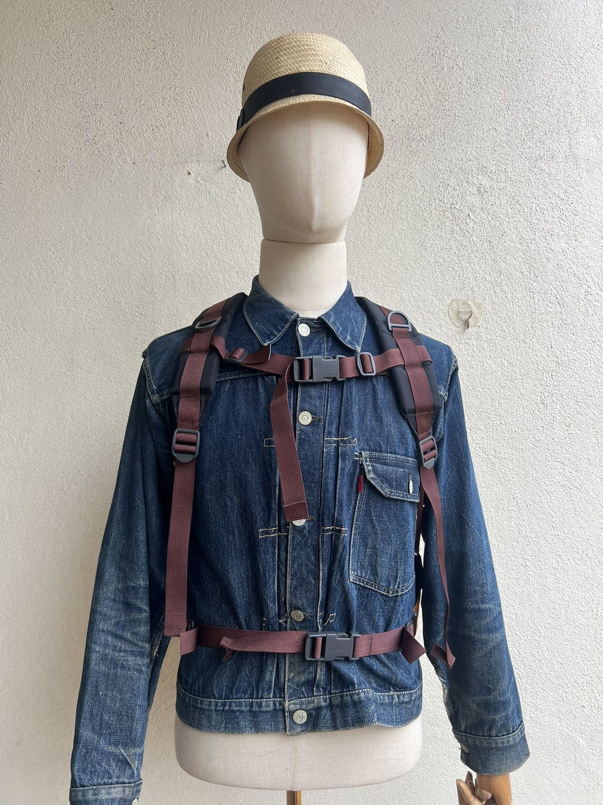 Vintage Vintage Sun Faded Walk-About Multi Colour Backpack Bag Size ONE SIZE - 7 Thumbnail