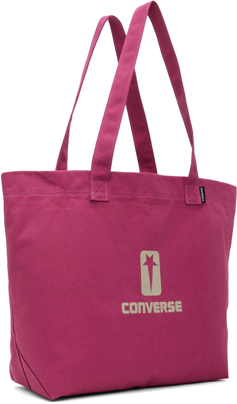 Converse × Rick Owens Drkshdw Rick Owens DRKSHDW x Converse Tote Fuchsia Size ONE SIZE - 2 Thumbnail