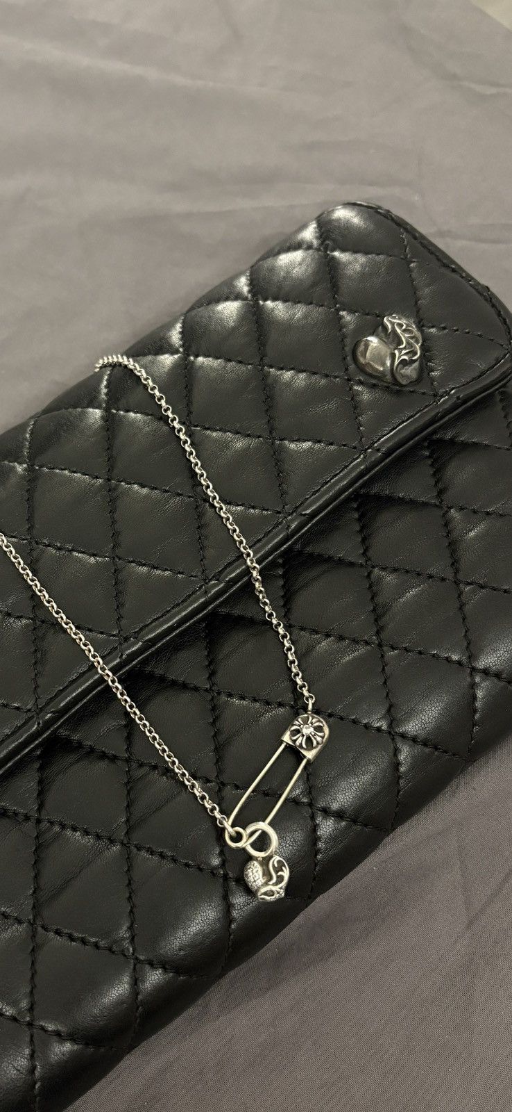 Chrome Hearts Chrome Hearts Handle Bag Black Size ONE SIZE - 2 Thumbnail