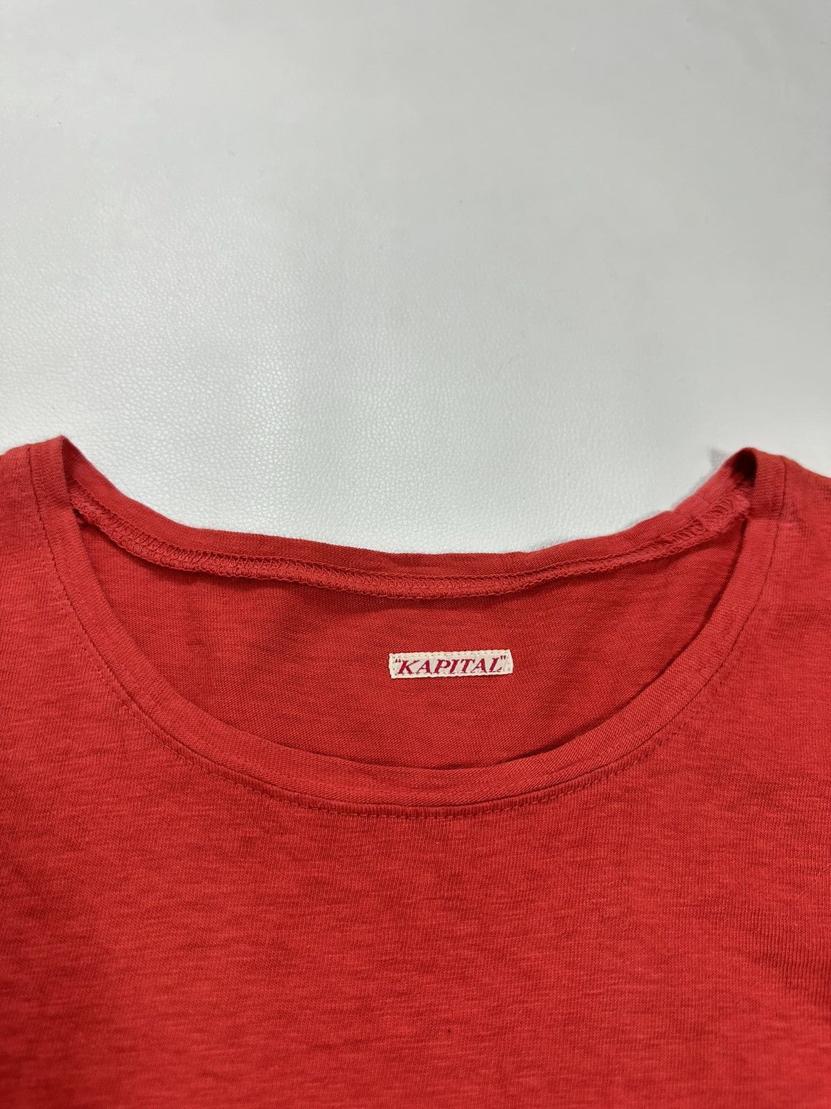 Japanese Brand × Kapital Rare!!! Kapital Asymmetric Punk Style Tshirt 3/4 sleeve Size M / US 6-8 / IT 42-44 - 5 Thumbnail