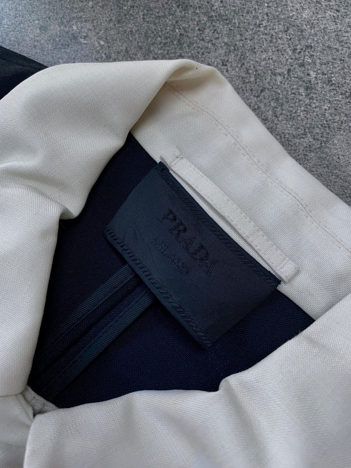Prada FREE TAX! Two Tone Wool Work Jacket - Medium Size US M / EU 48-50 / 2 - 10 Thumbnail